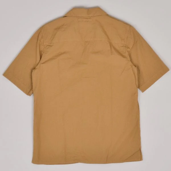 Albam SS Reverse Collar Shirt - Tobacco - Image 3