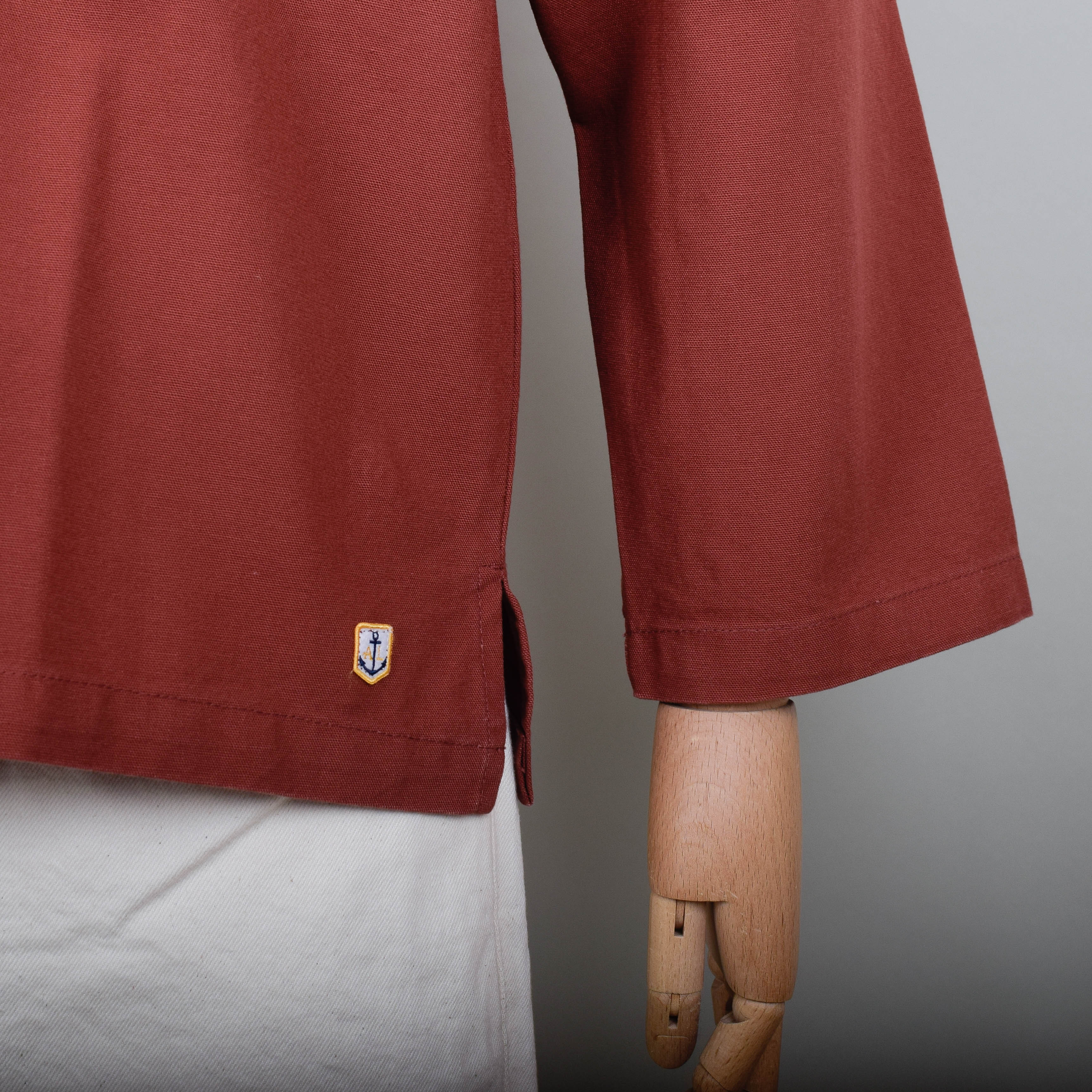 Armor Lux Fisherman Smock - Rust Red - Image 3