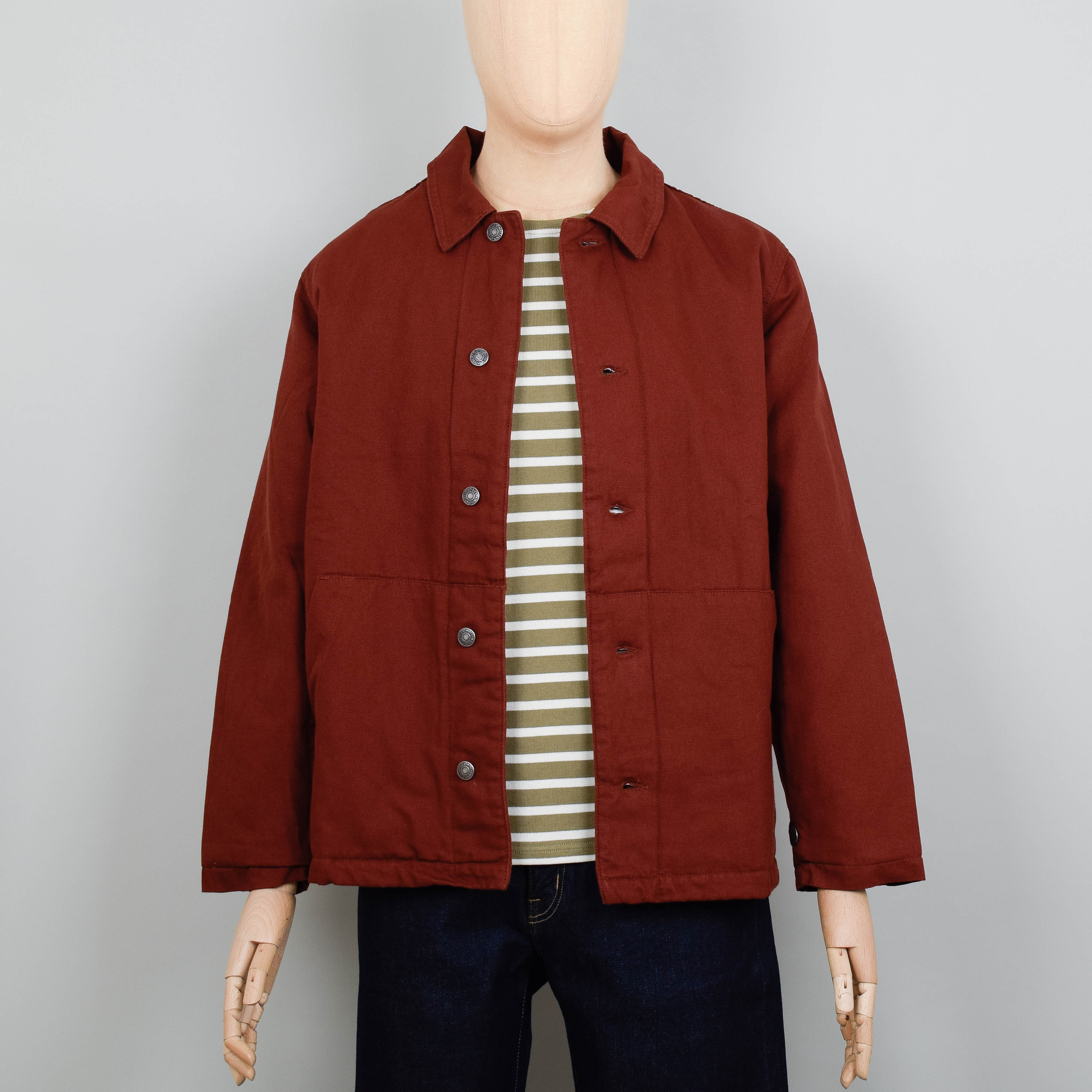 Armor Lux Heritage Jacket - Deep Paprika - Image 4