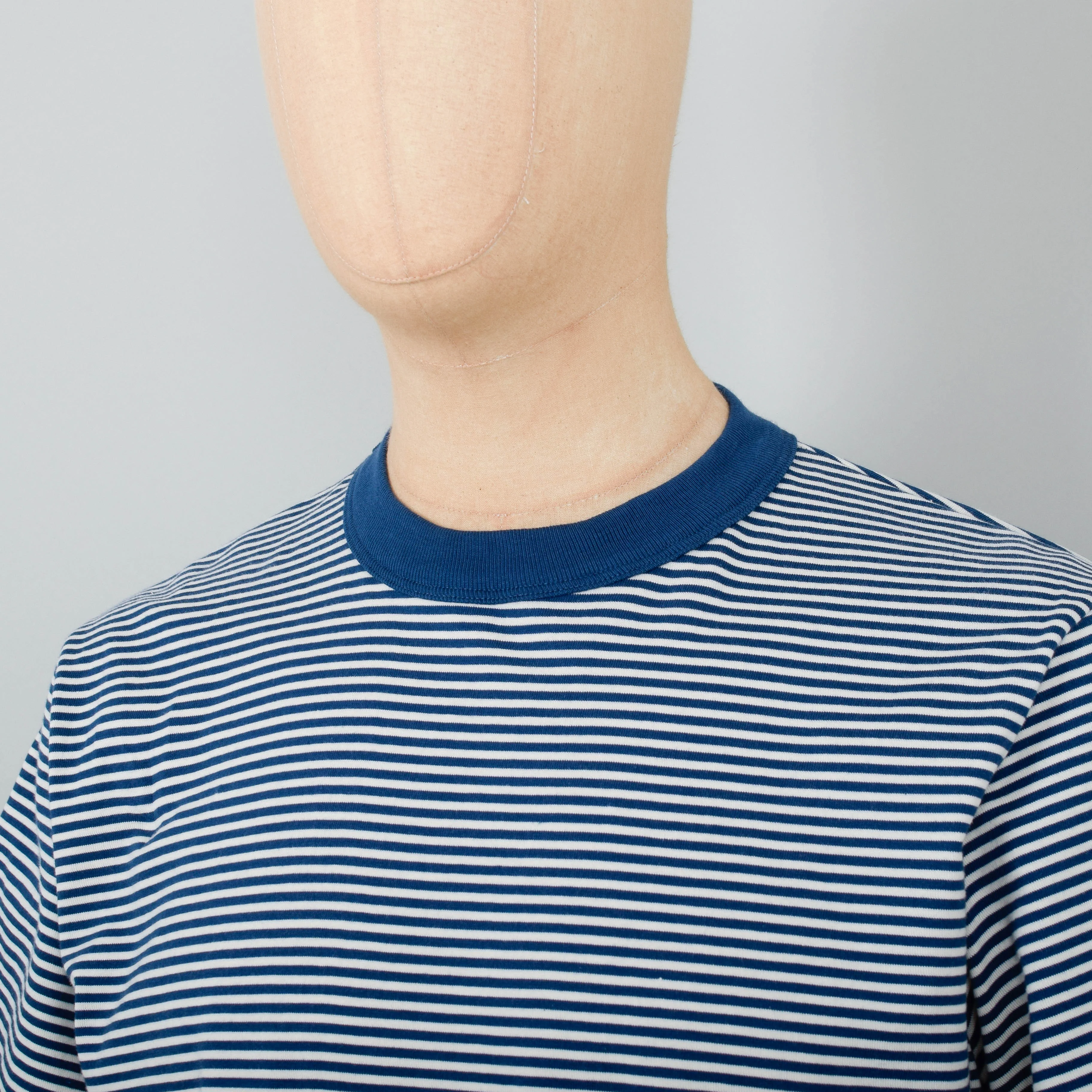 Armor Lux T.Shirt Striped Heritage - Libeccio/Nature - Image 2