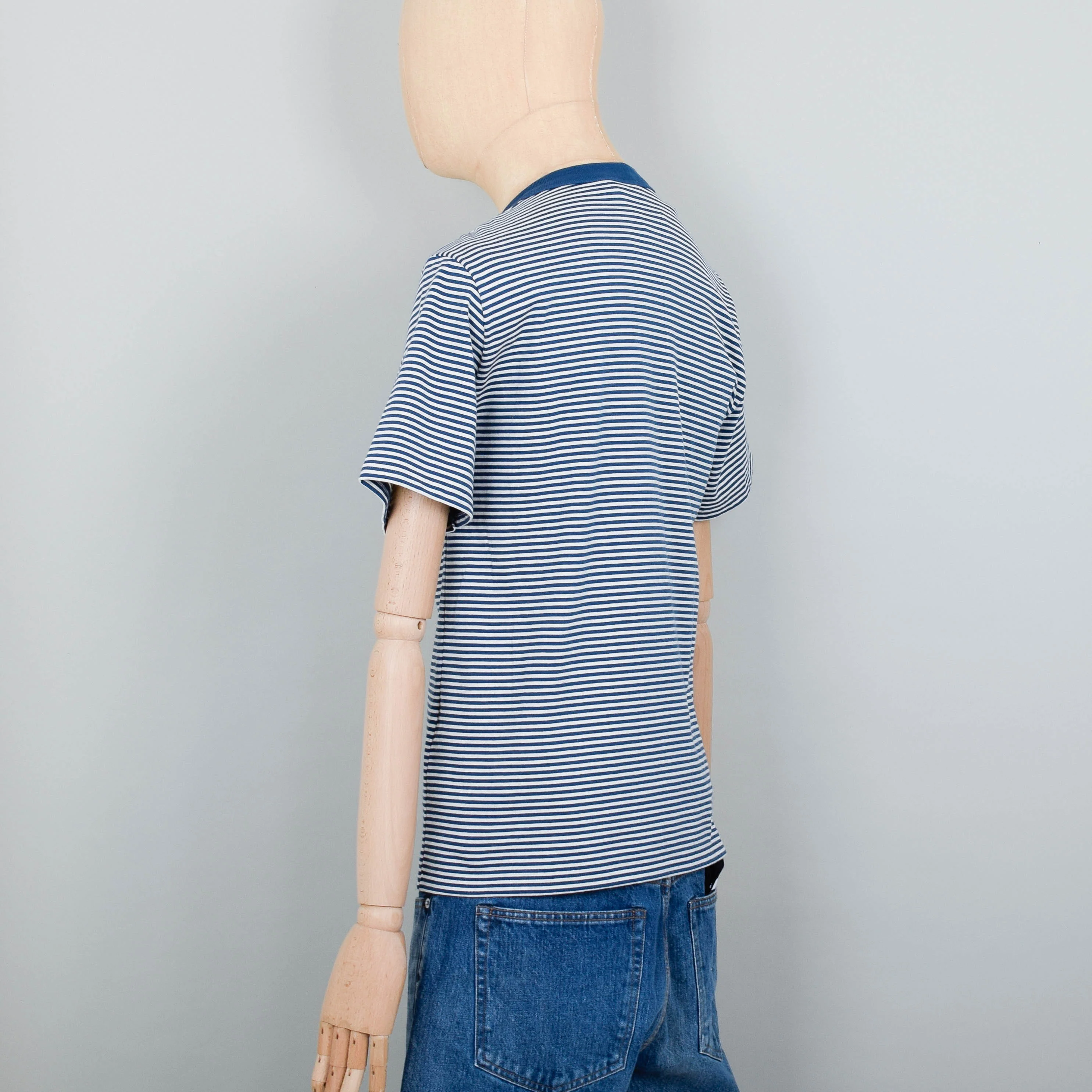 Armor Lux T.Shirt Striped Heritage - Libeccio/Nature - Image 3