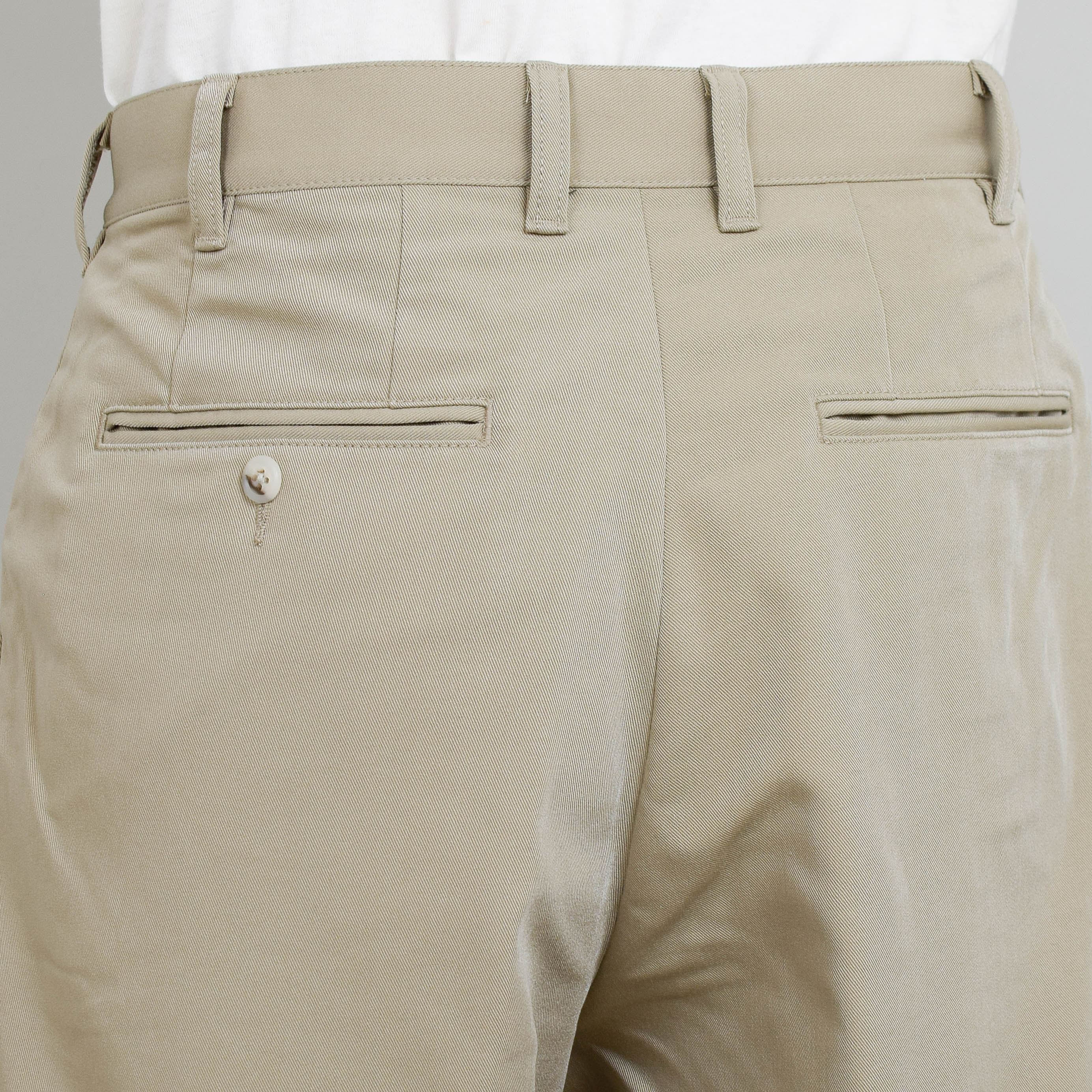 Beams Plus 2 Pleats PE Twill - Sand - Image 3