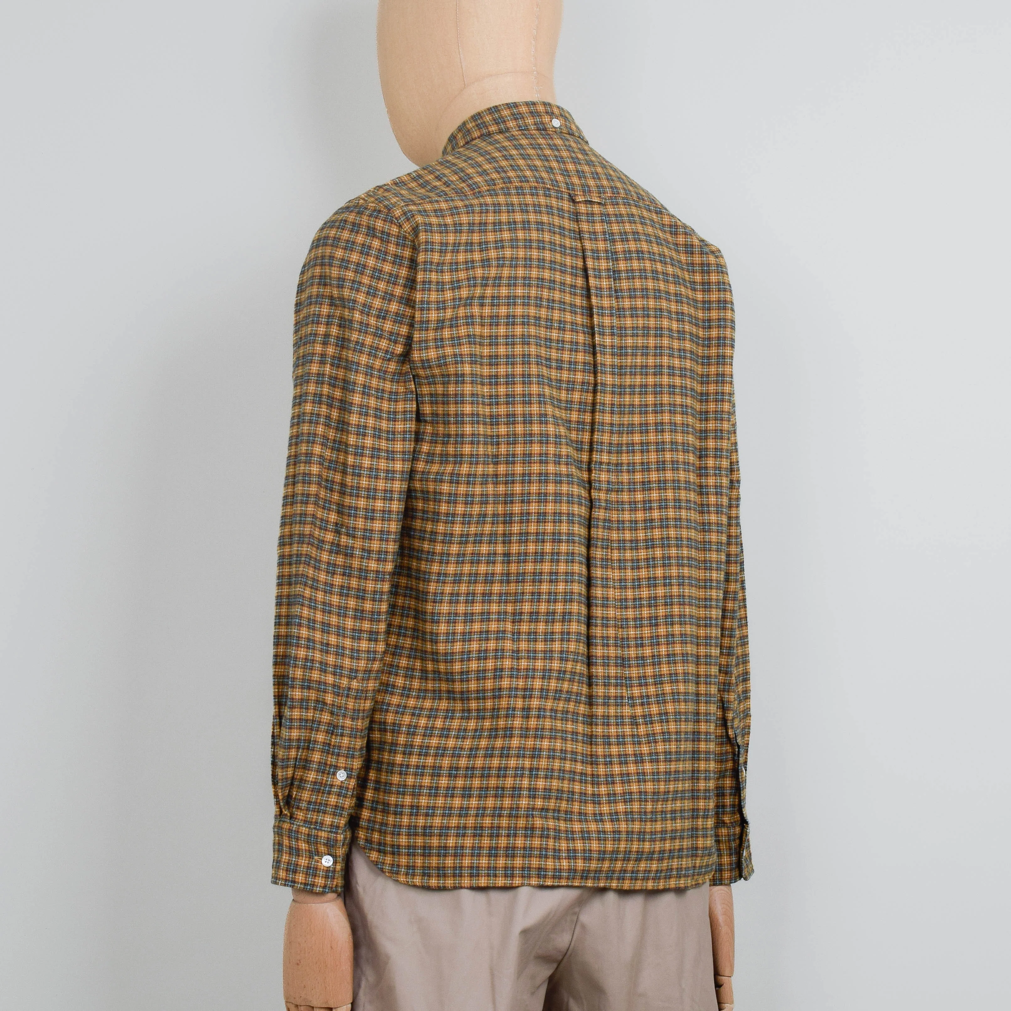 Beams Plus B.D. Mini Plaid Flannel - Yellow - Image 3