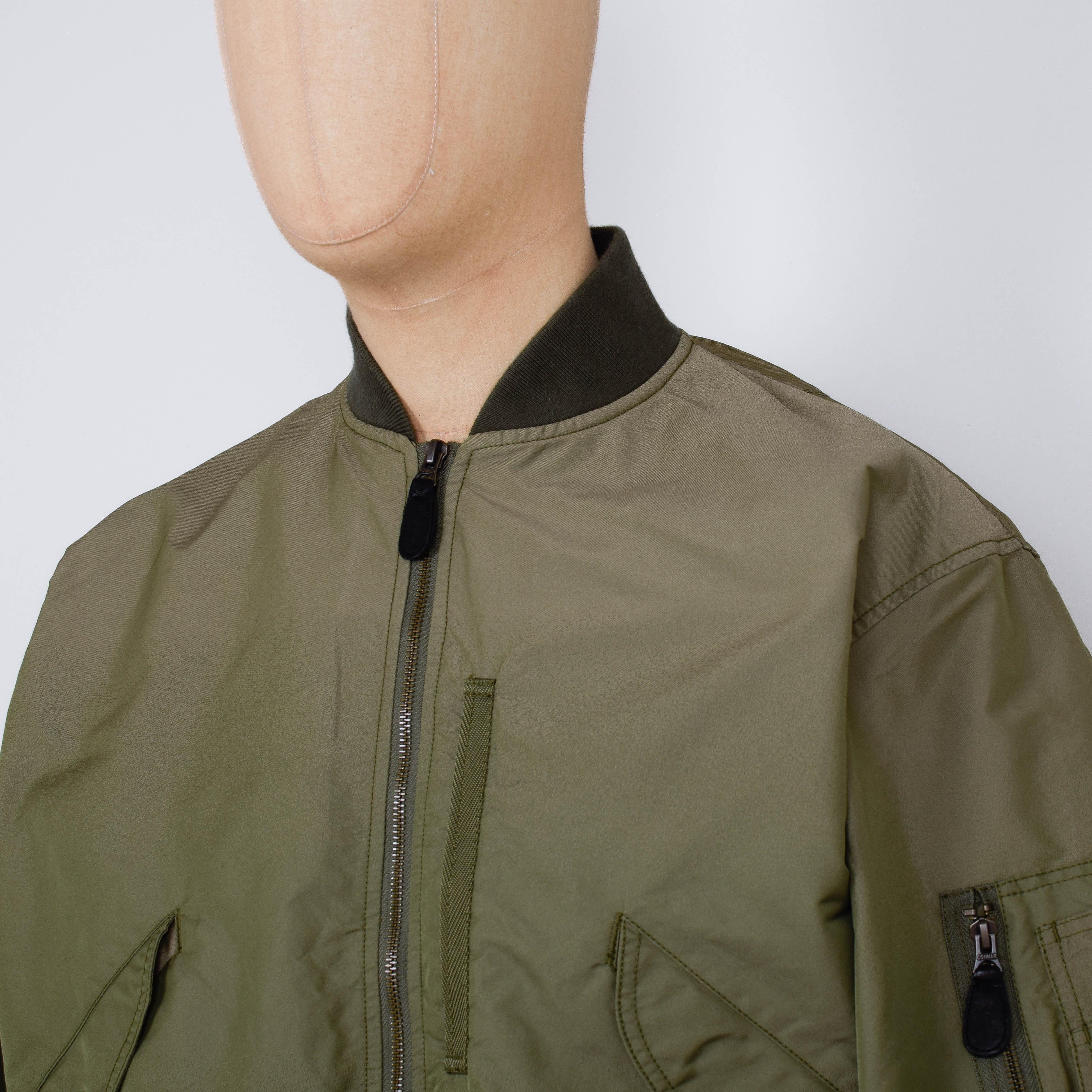 Beams Plus Mil Flight Jacket - Olive - Image 2