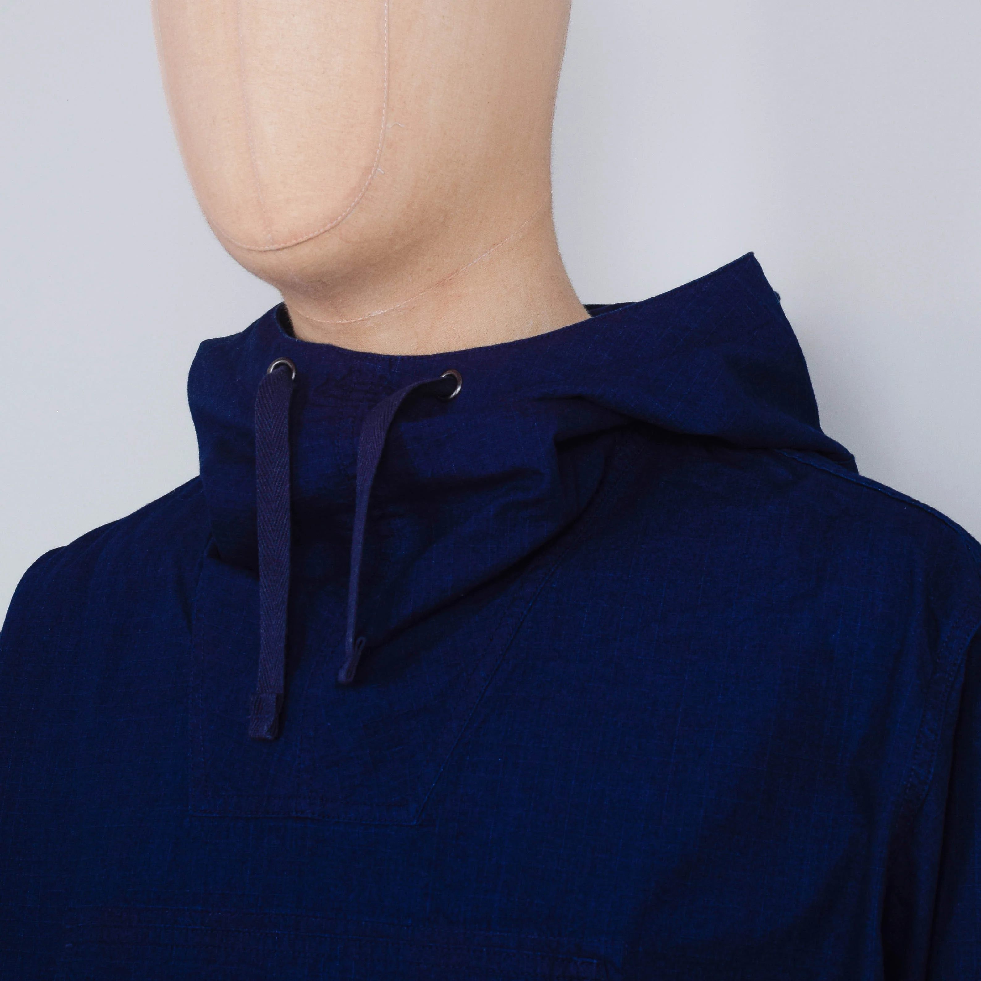 Beams Plus MIL Smock Indigo Rip Stop - Indigo - Image 2