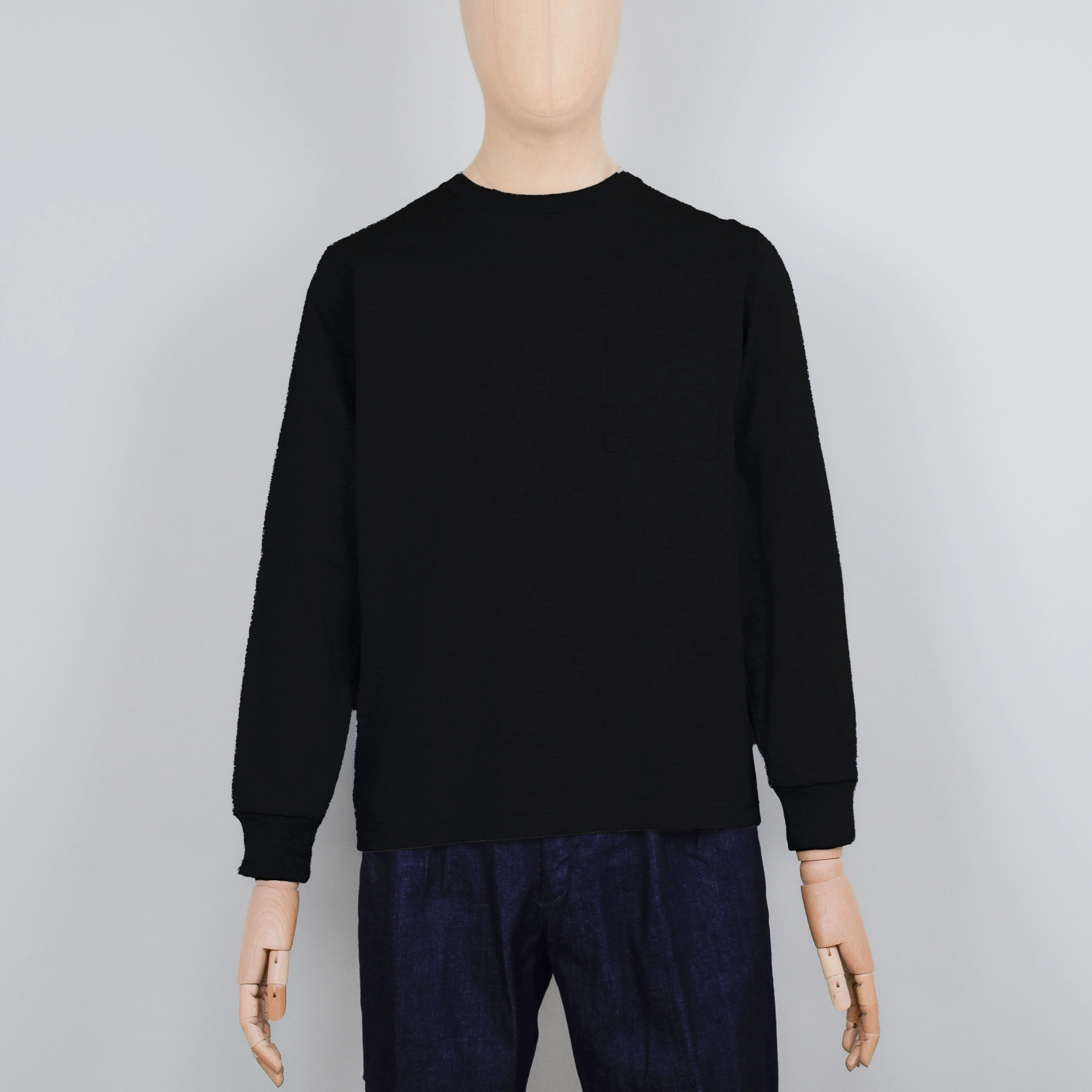 Beams Plus Pocket Tee 40/2 - Black