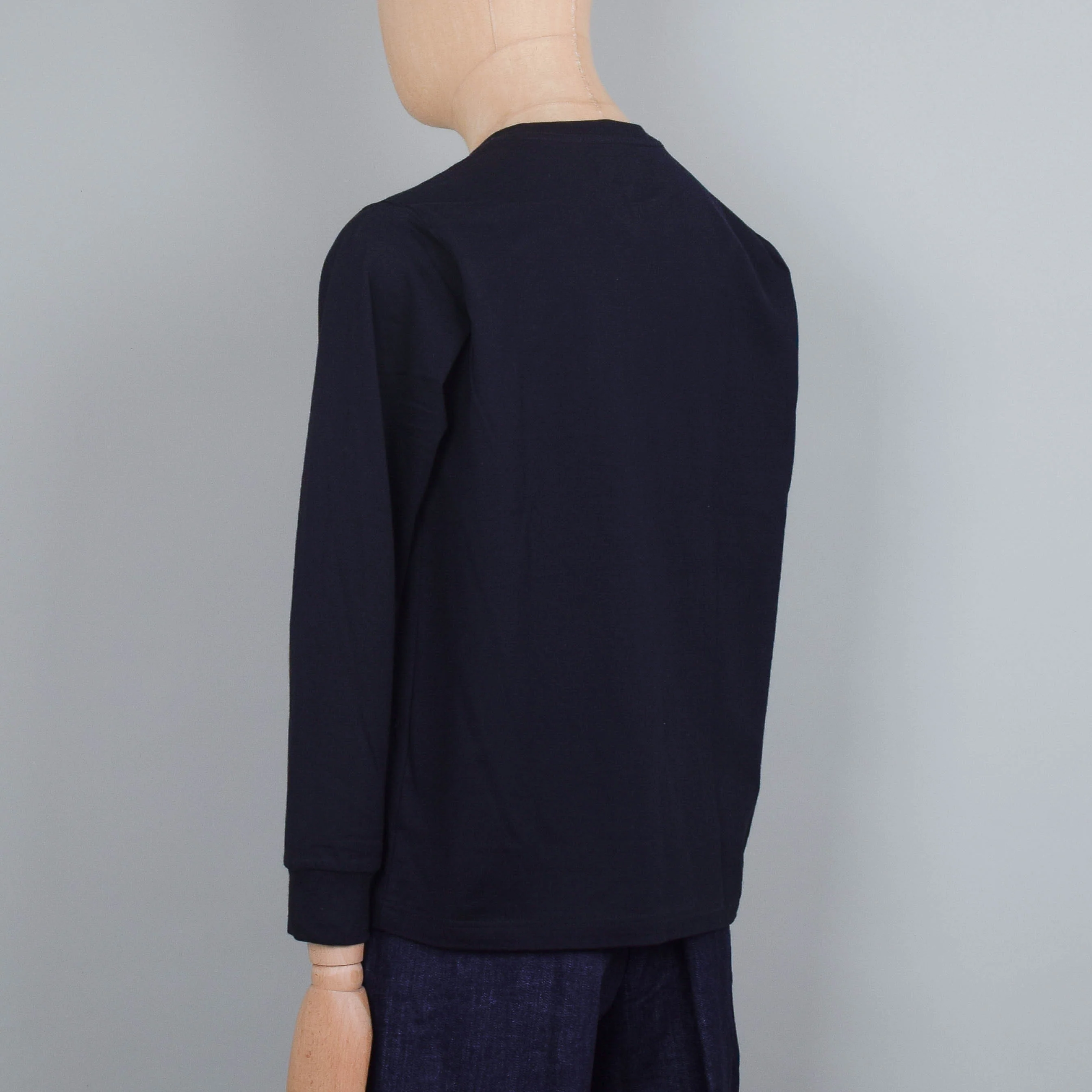 Beams Plus Pocket Tee 40/2 - Black - Image 3