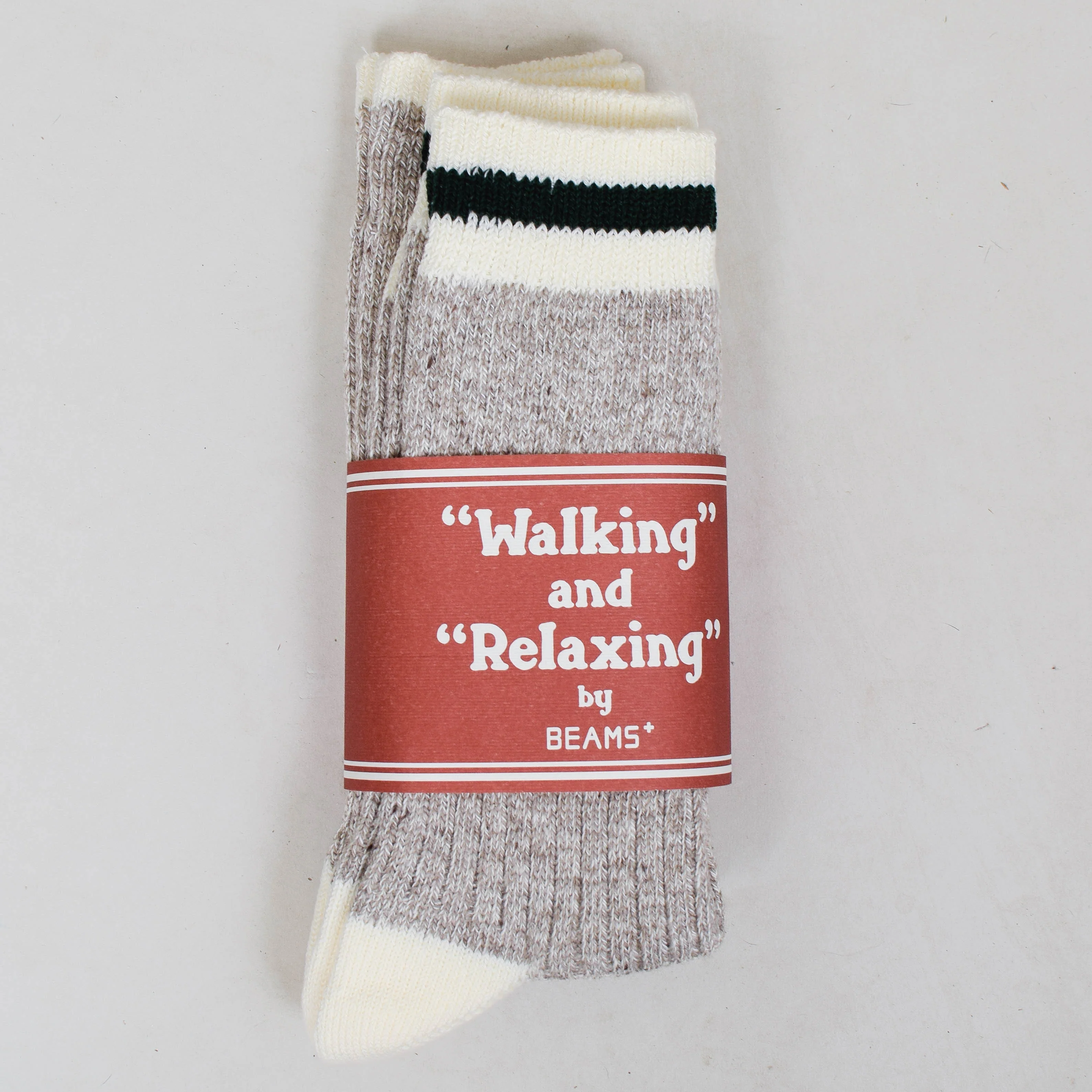 Beams Plus Rag Socks - Oatmeal