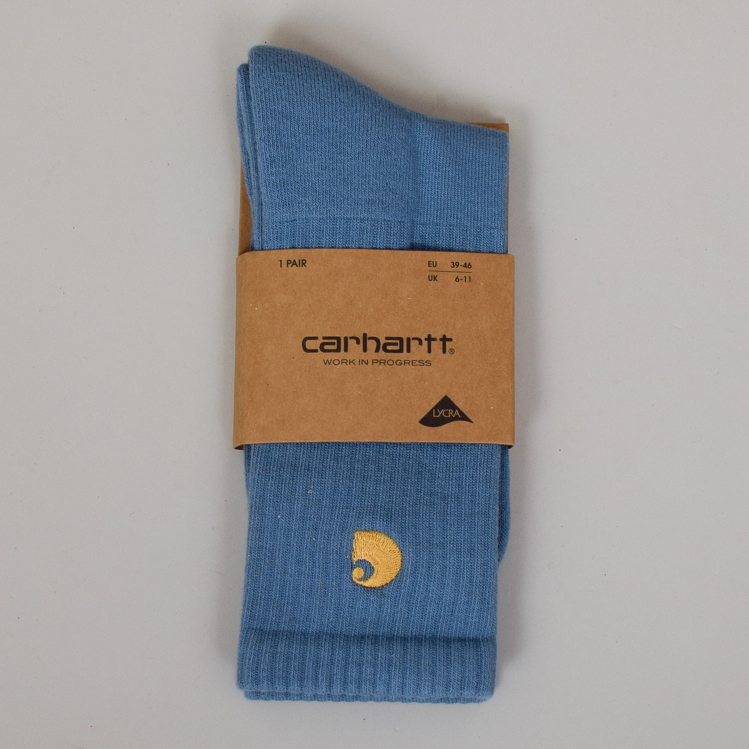Carhartt Chase Socks - Icy Water/Gold