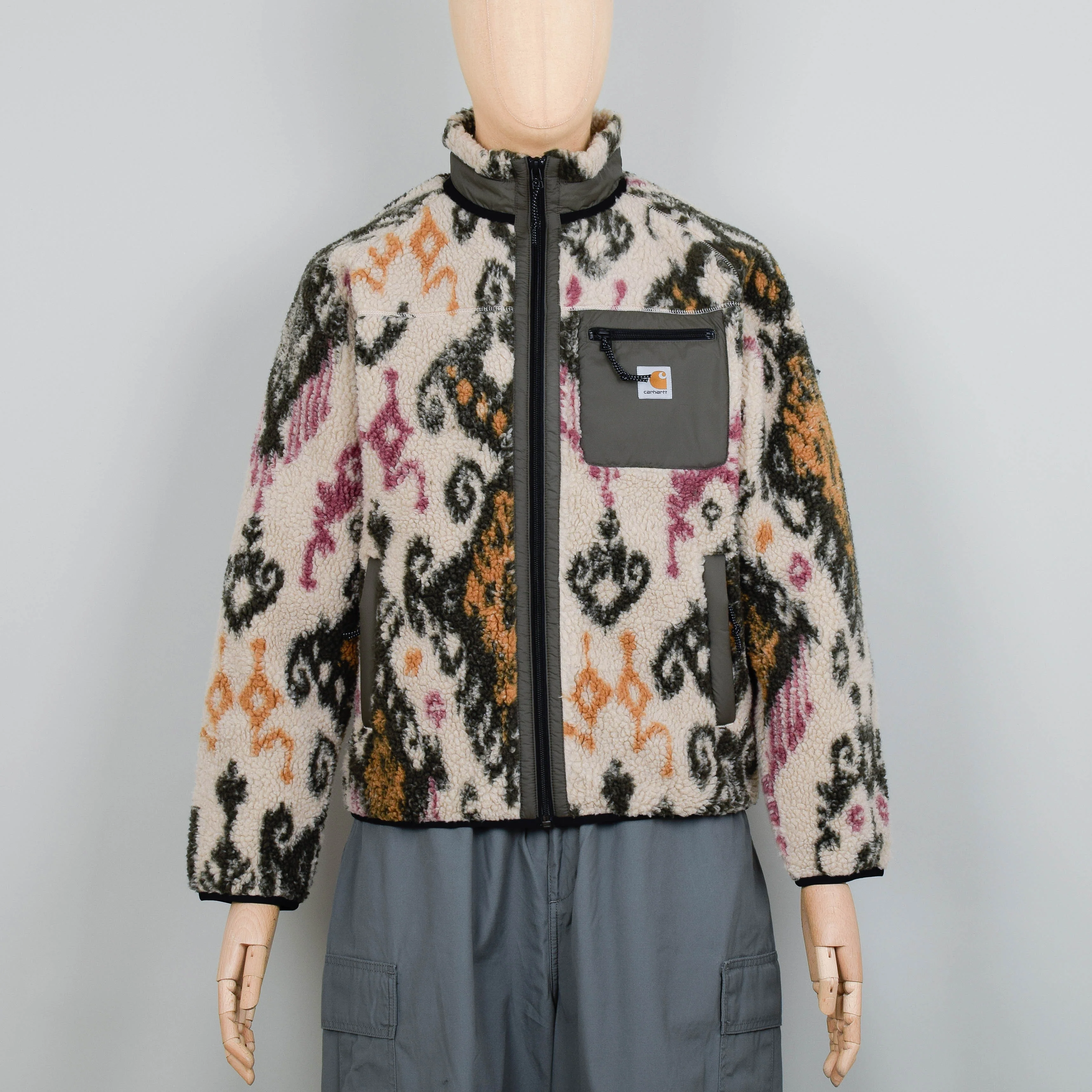 Carhartt WIP Prentis Liner - Baru Jacquard, Wall / Cypress