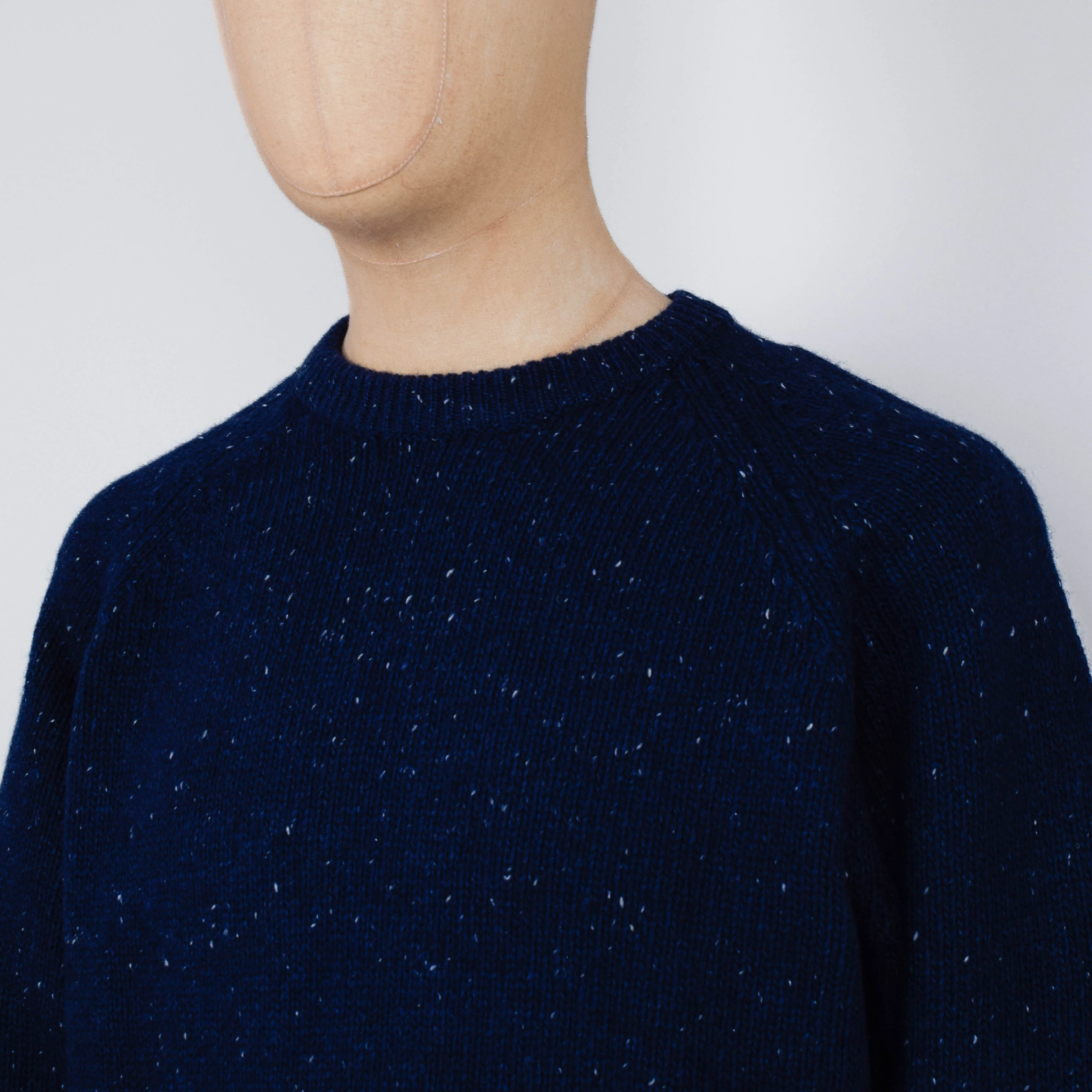 Carhartt WIP Anglistic Sweater - Speckled Jupiter - Image 2