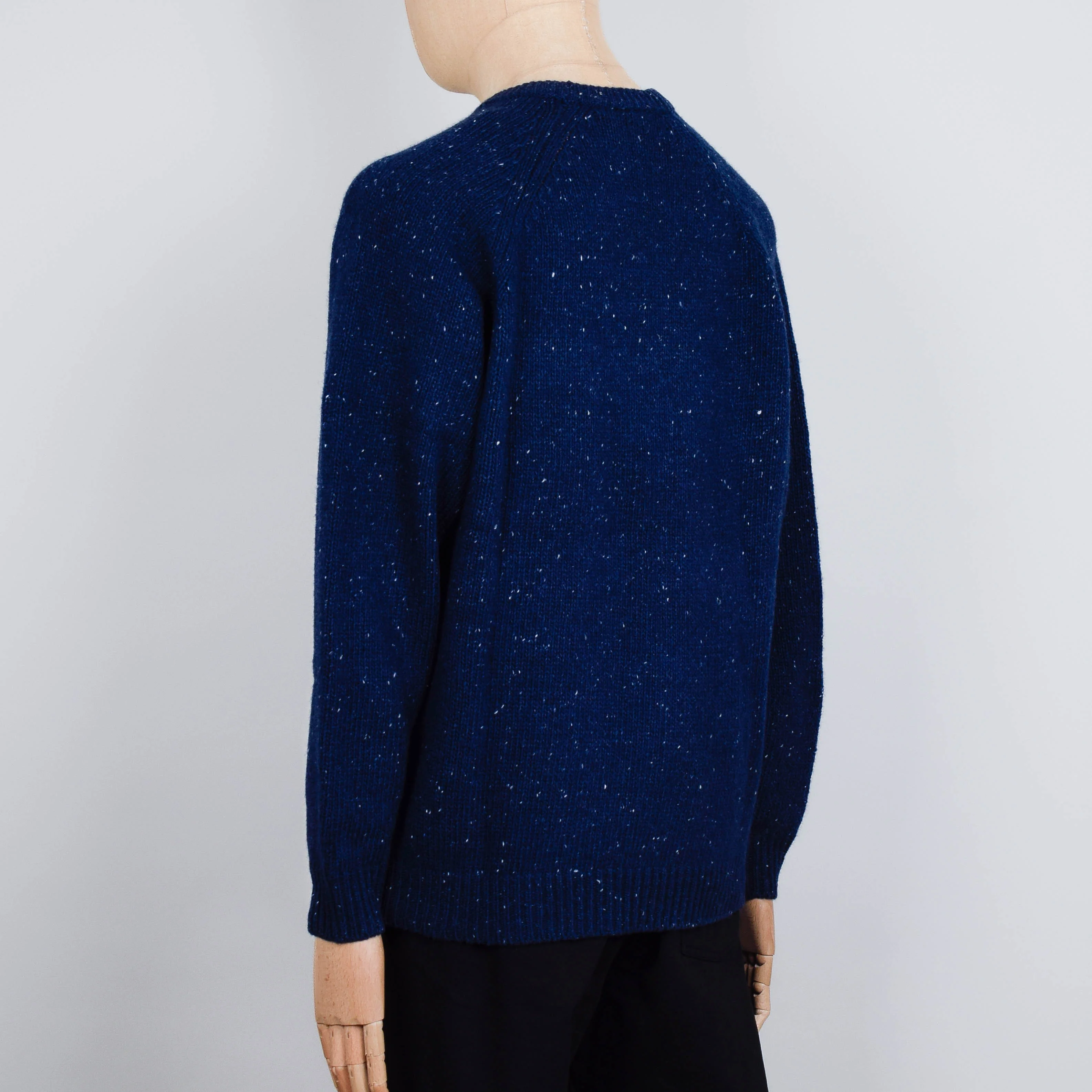 Carhartt WIP Anglistic Sweater - Speckled Jupiter - Image 3
