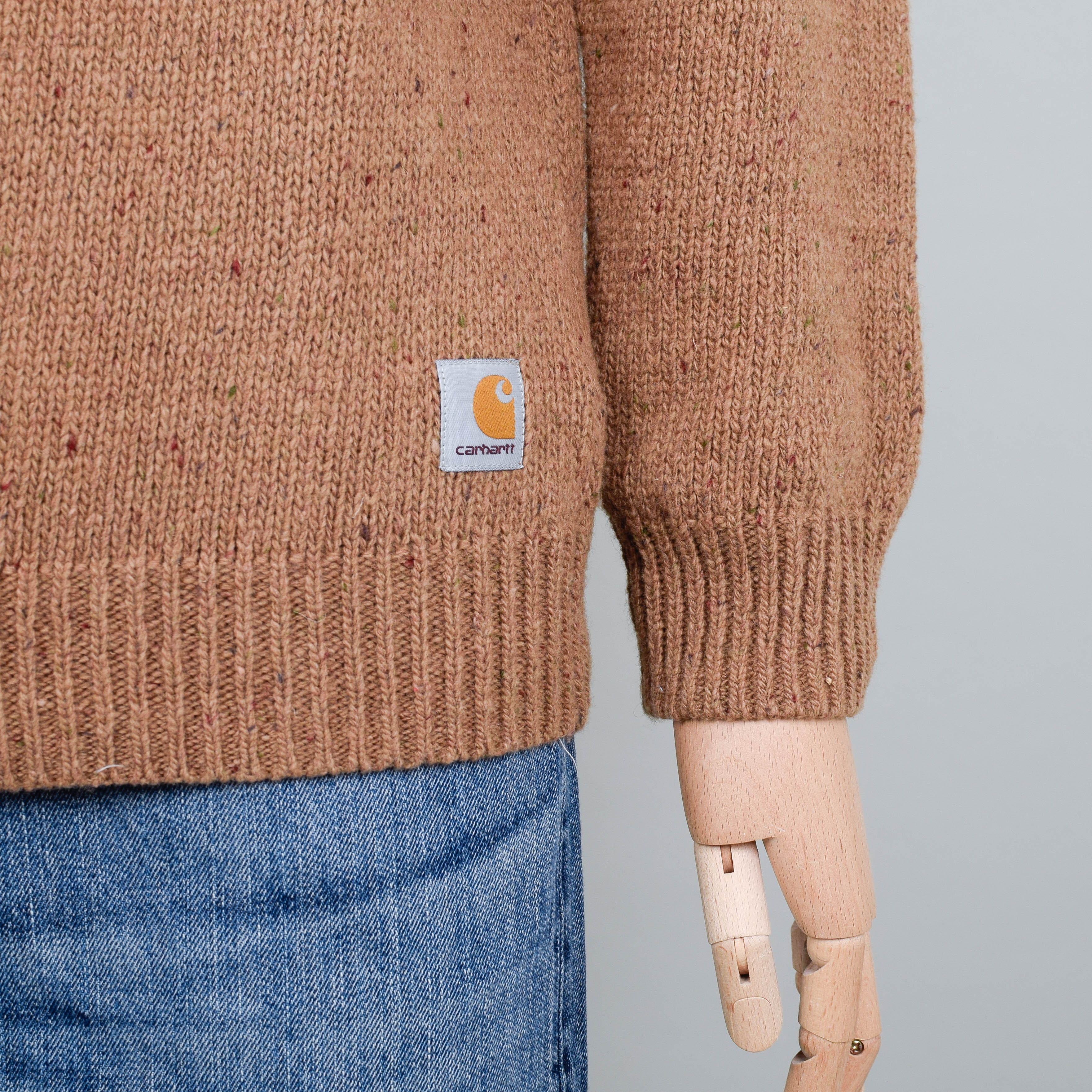 Carhartt WIP Anglistic Sweater  - Speckled Jasper - Image 3