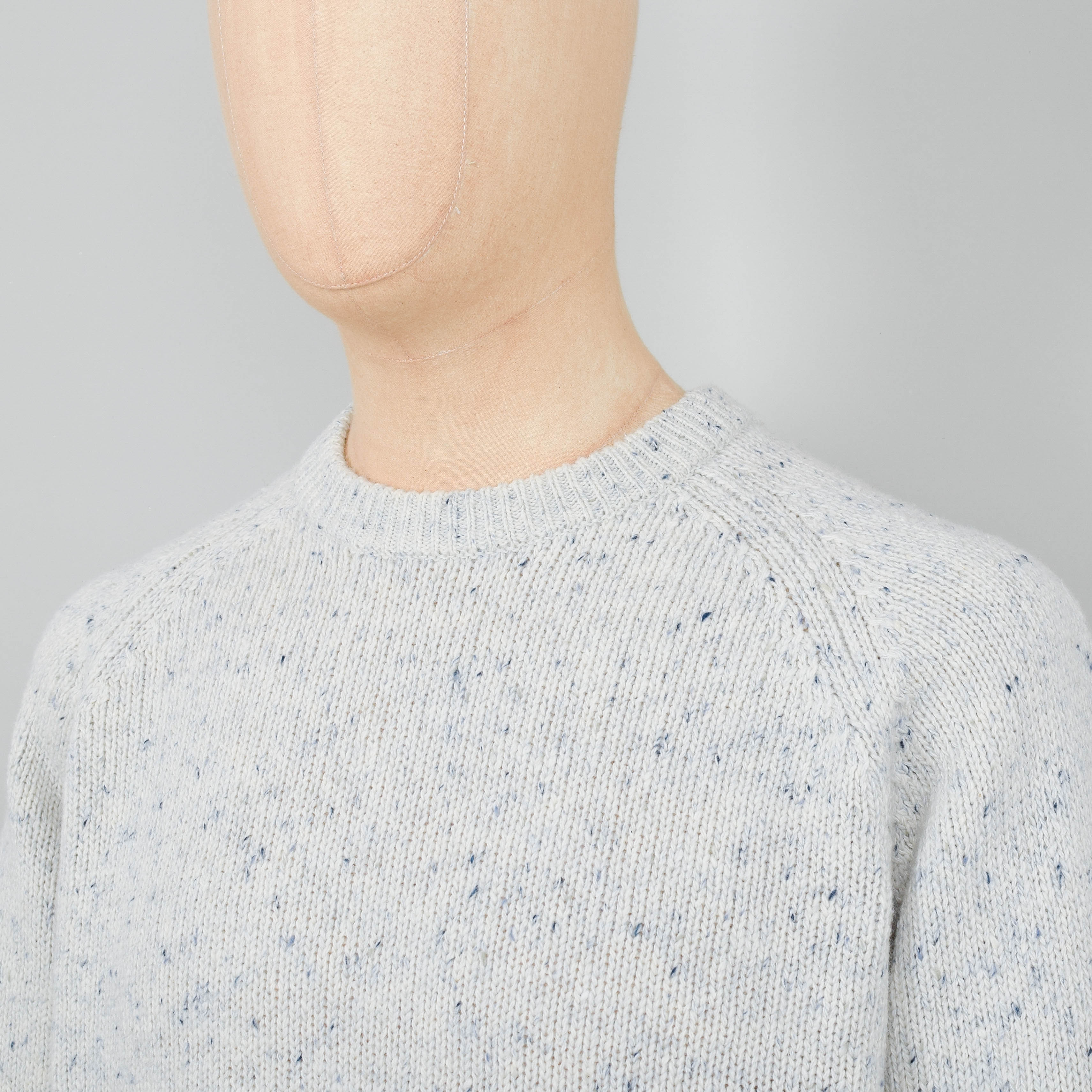 Carhartt WIP Anglistic Sweater - Speckled Salt - Image 2