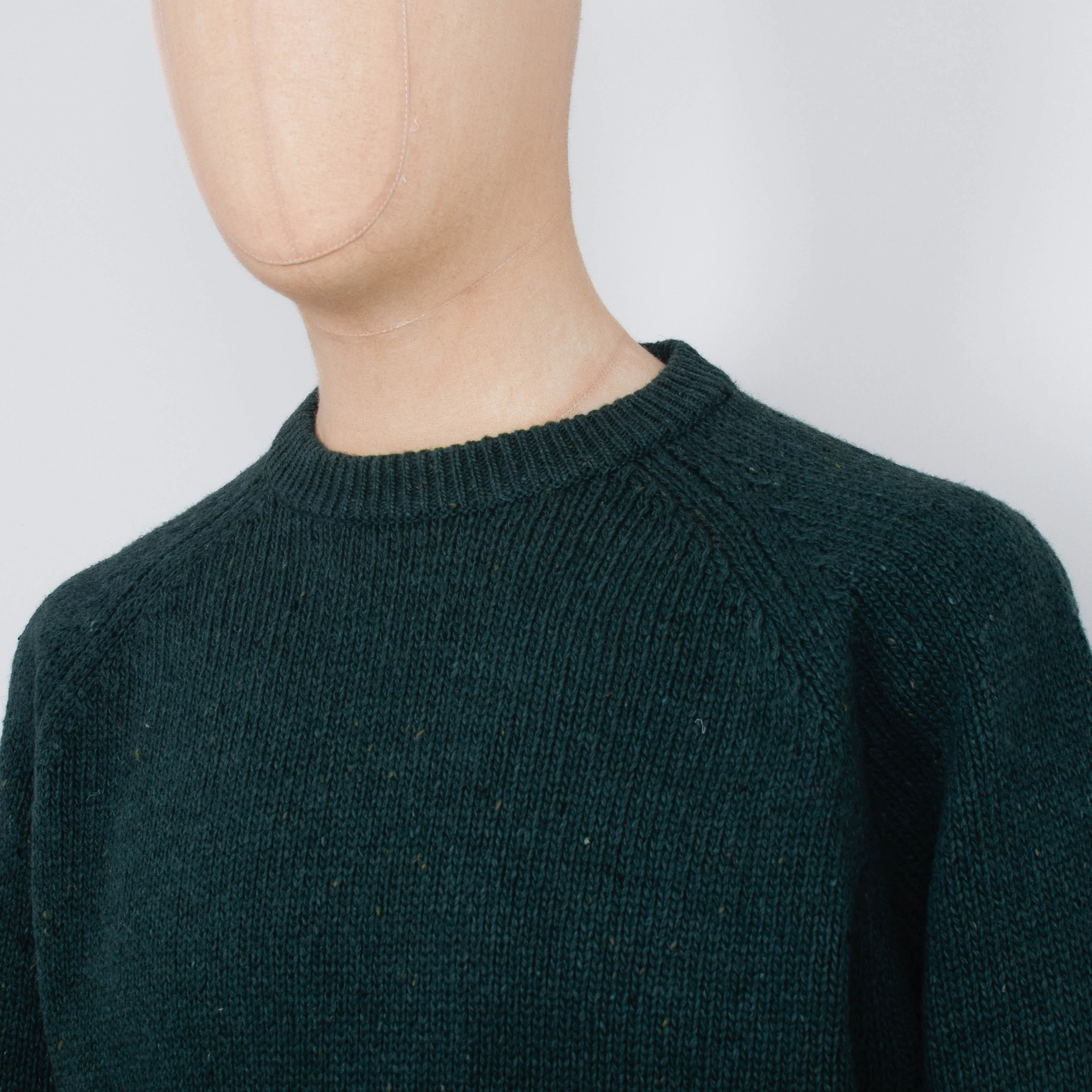 Carhartt WIP Anglistic Sweater - Speckled Sycamore - Image 2