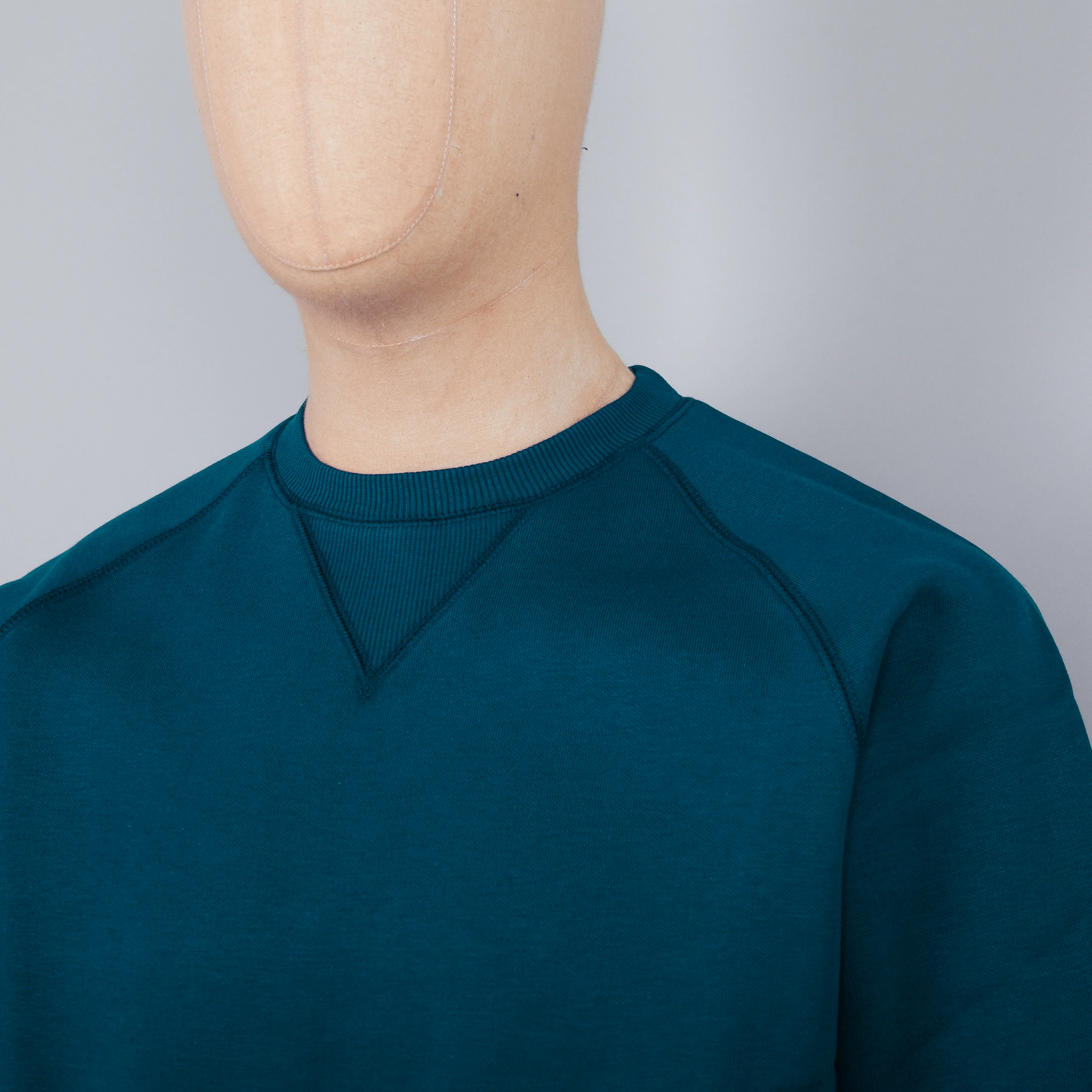 Carhartt WIP Chase Sweat - Chervil/Gold - Image 2