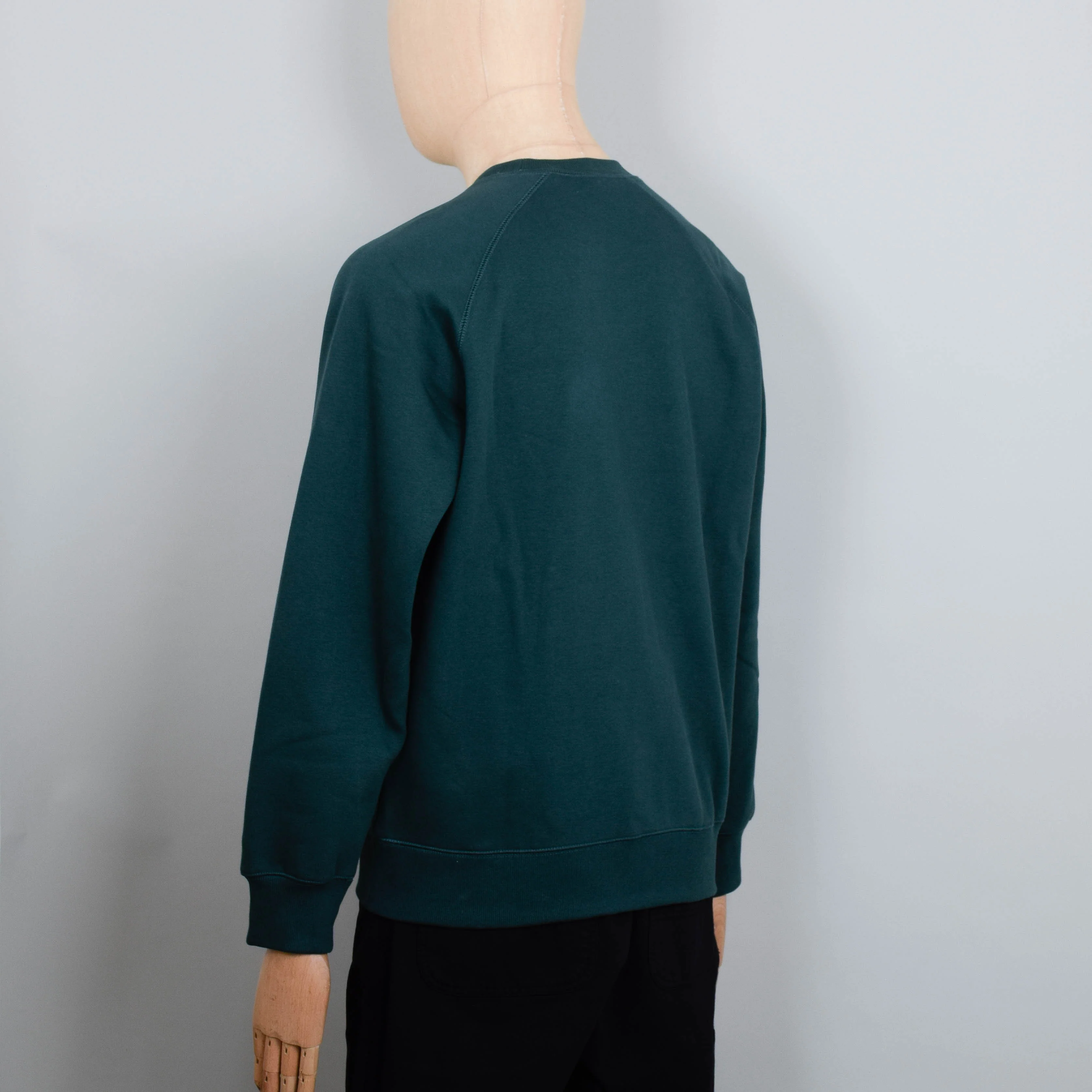 Carhartt WIP Chase Sweat - Discovery Green/Gold - Image 4