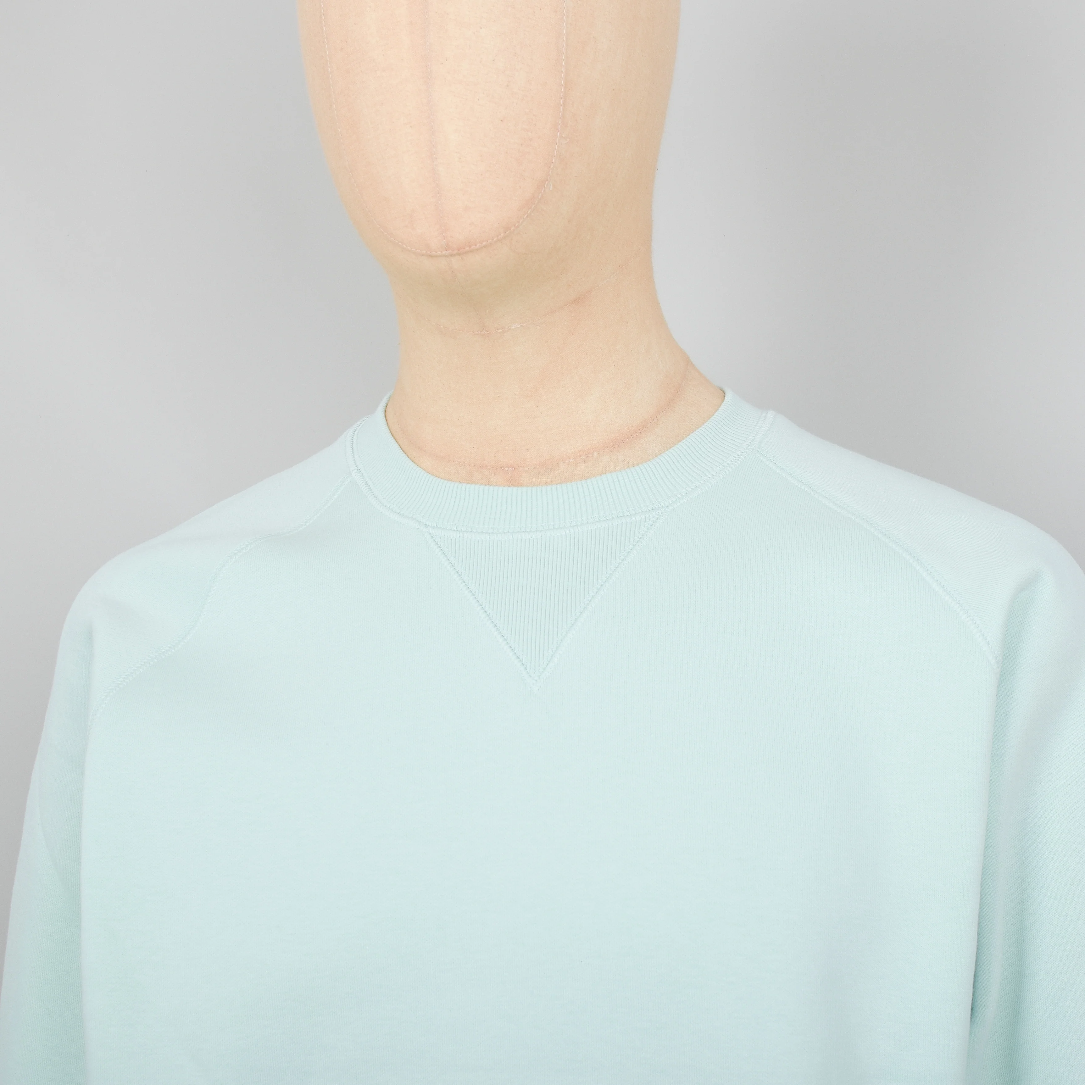 Carhartt WIP Chase Sweat - Pale Spearmint/Gold - Image 2