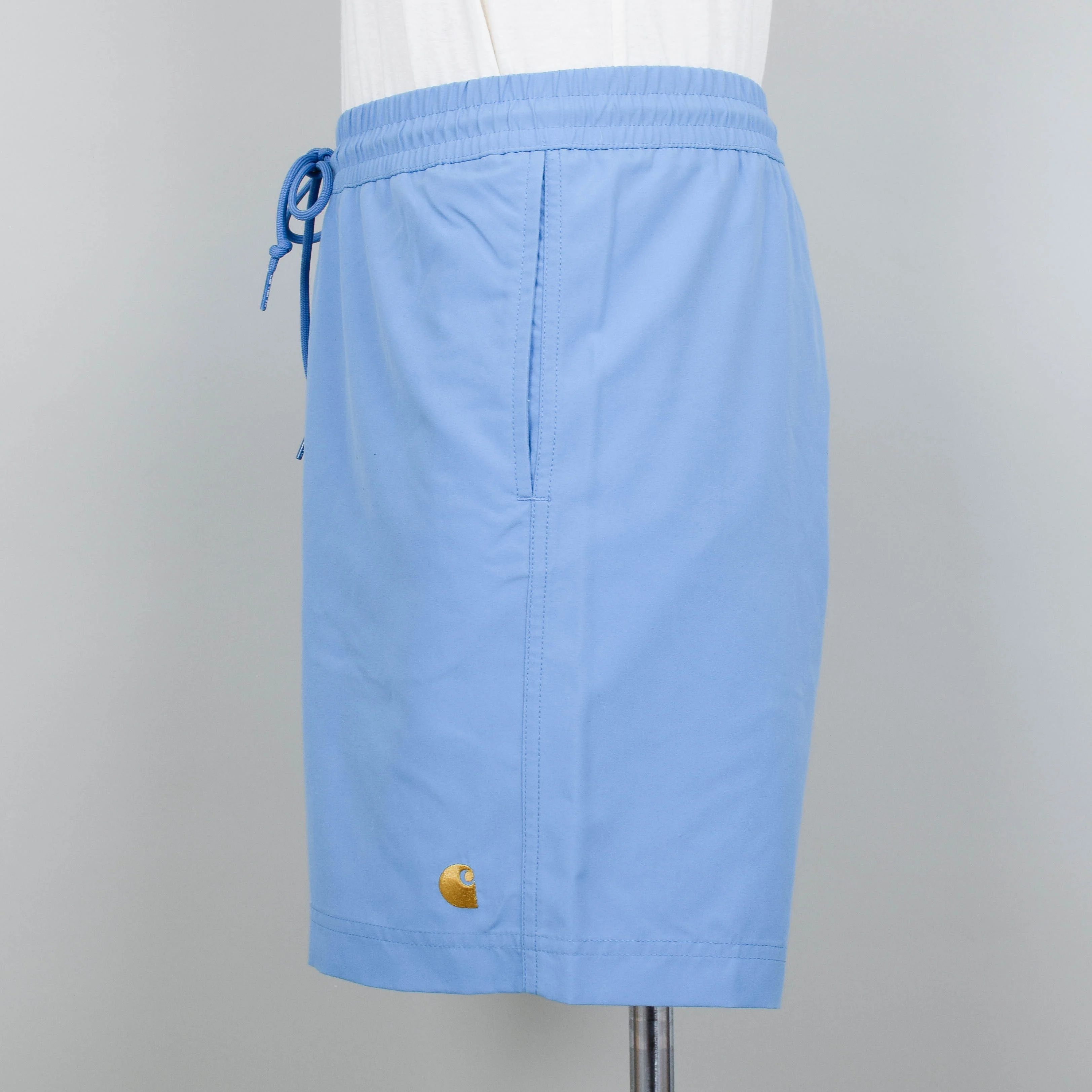 Carhartt WIP Chase Swim Trunks - Piscine / Gold - Image 2