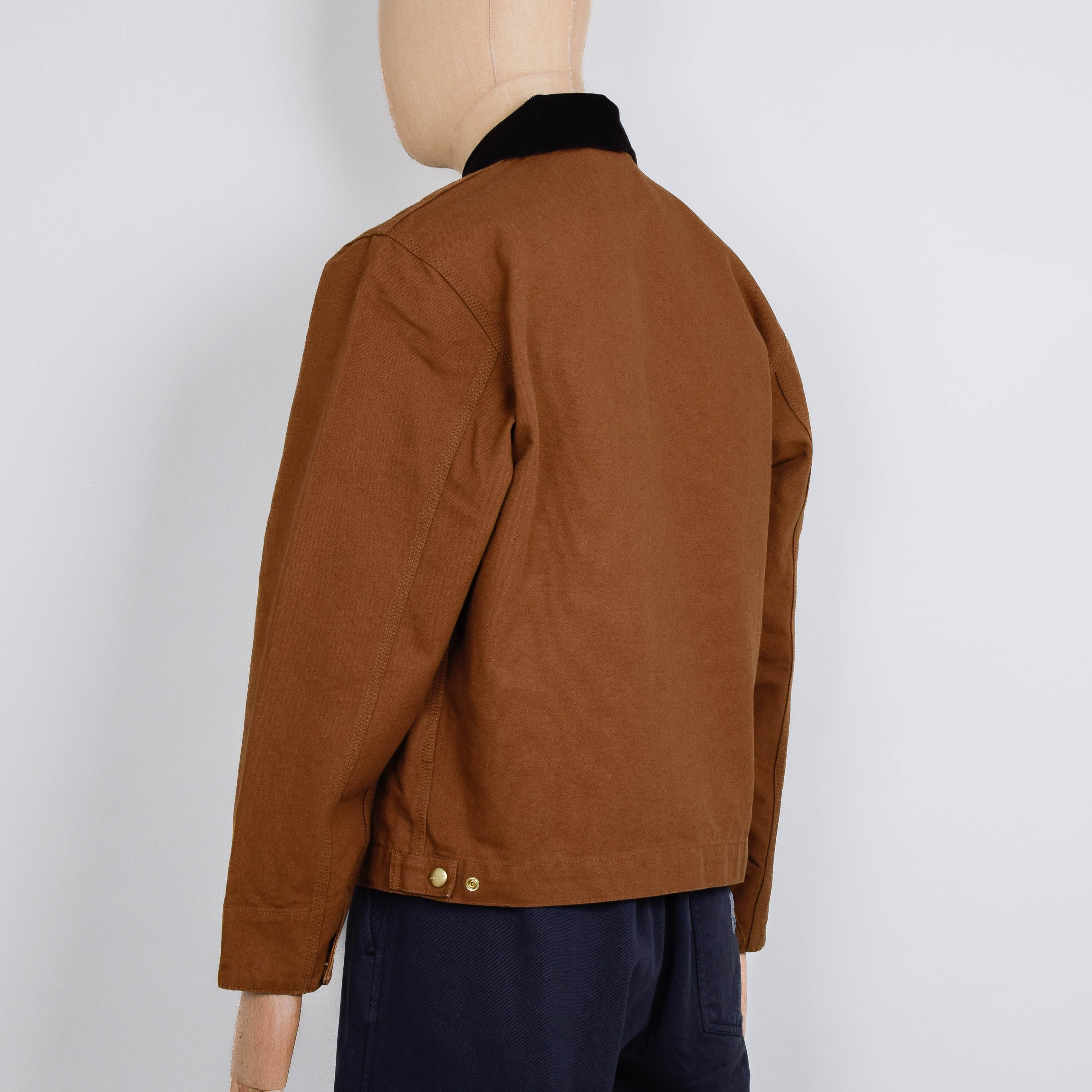 Carhartt WIP Detroit Jacket - Hamilton Brown/ Tobacco Rinsed - Image 3