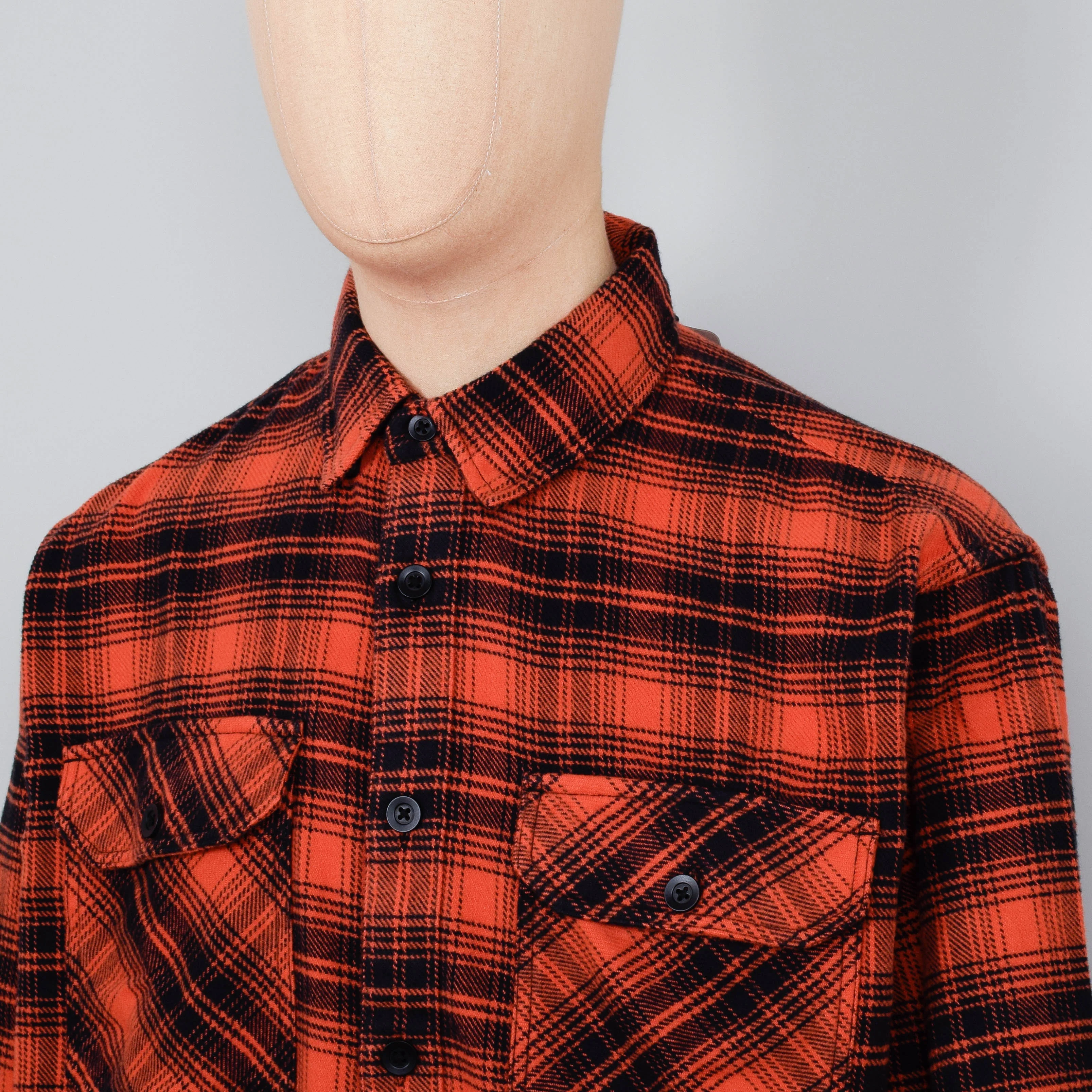 Carhartt WIP Krenz Shirt Check - Brick - Image 2