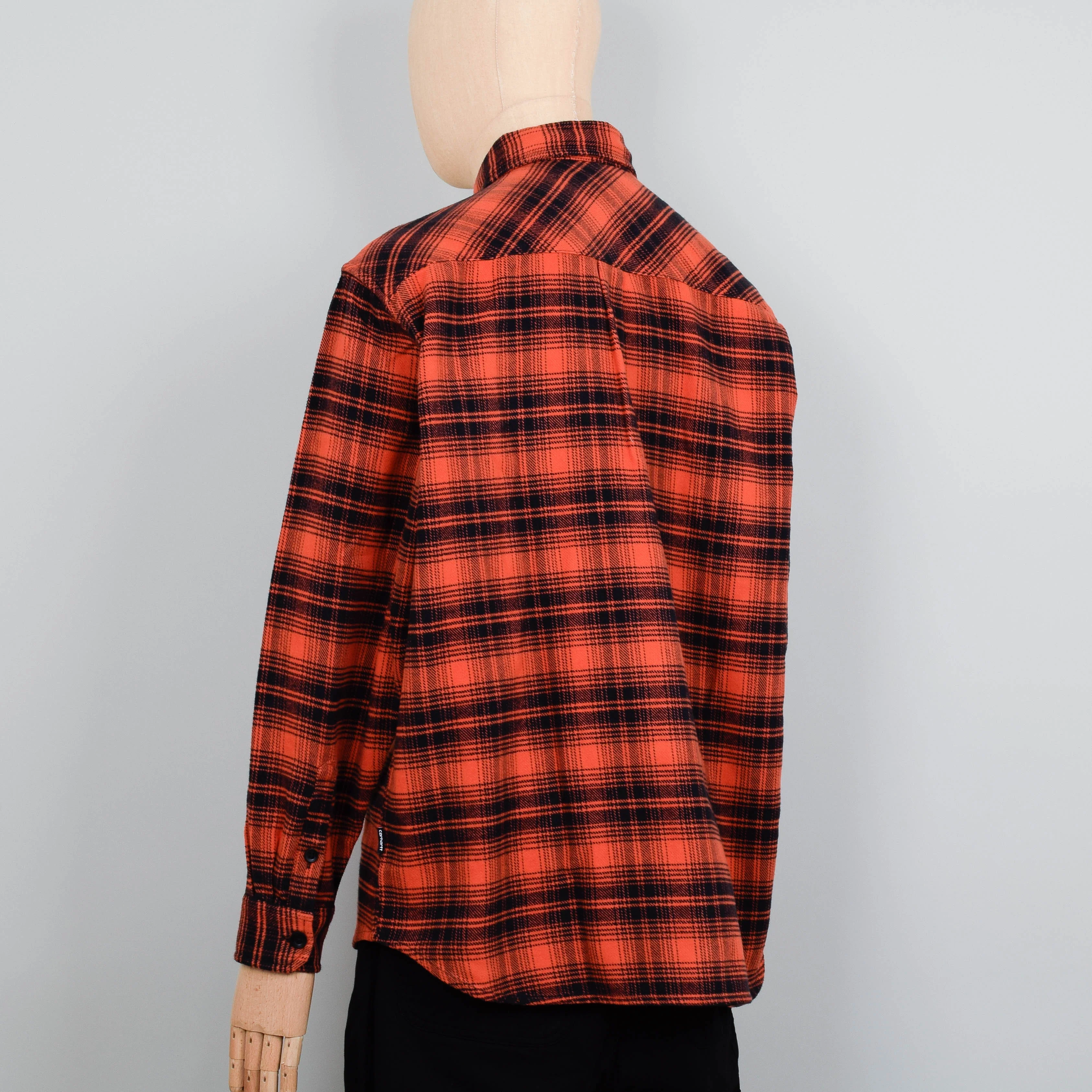Carhartt WIP Krenz Shirt Check - Brick - Image 3