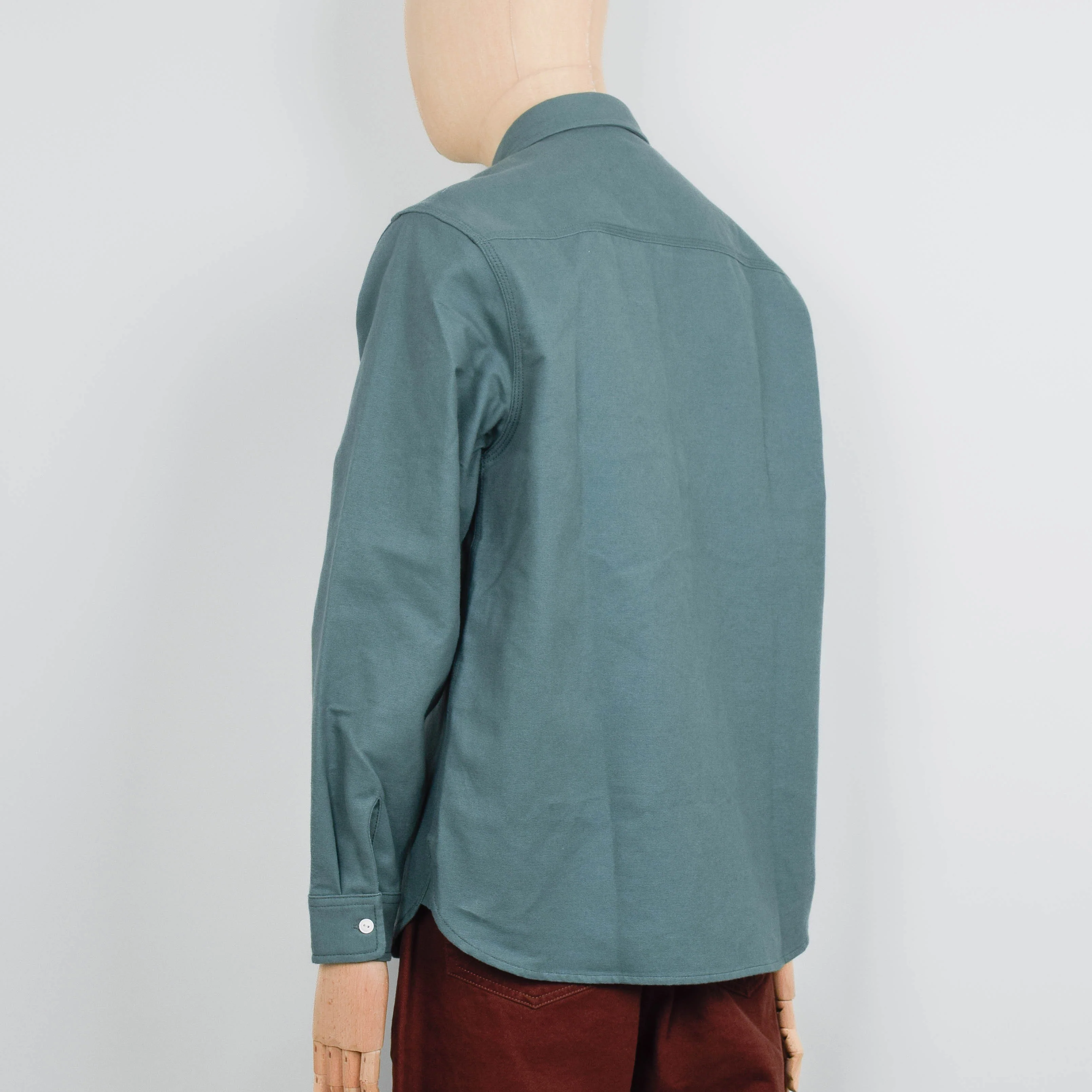 Carhartt WIP L/S Clink Shirt Duck Green Rigid - Image 3