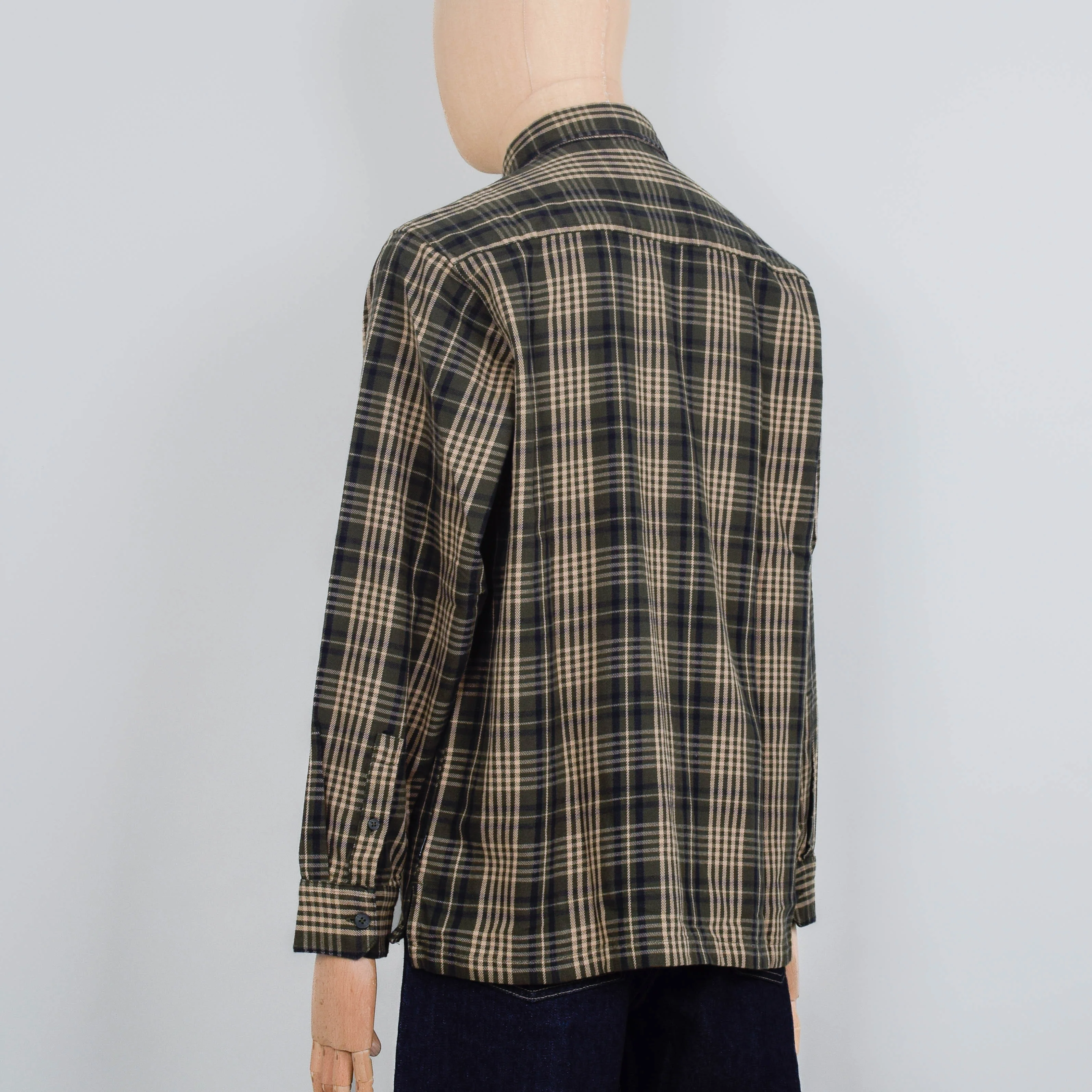 Carhartt WIP L/S Mandlik Shirt -  Mandlik Check Office Green - Image 3