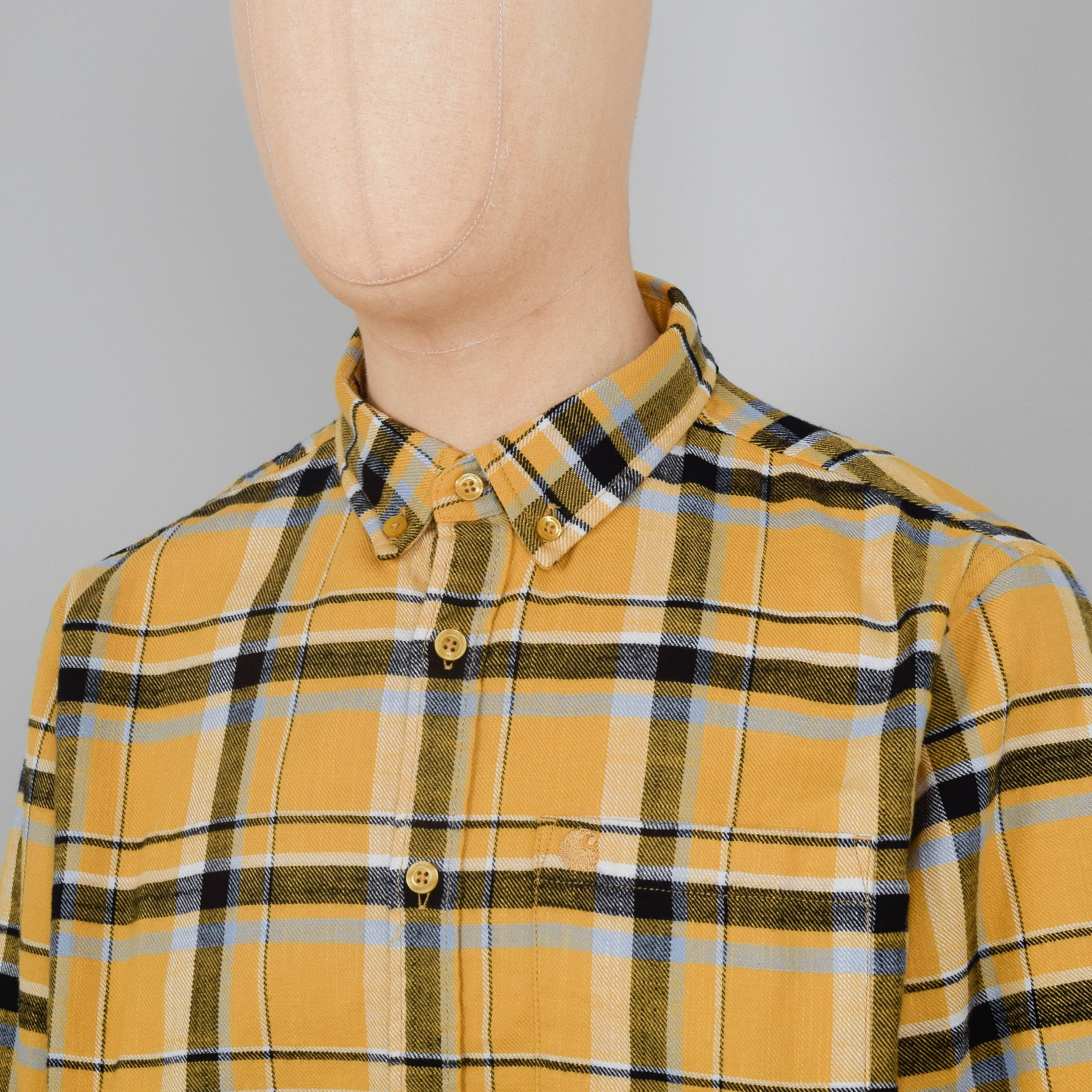 Carhartt WIP L/S Swenson Shirt - Sunray - Image 2