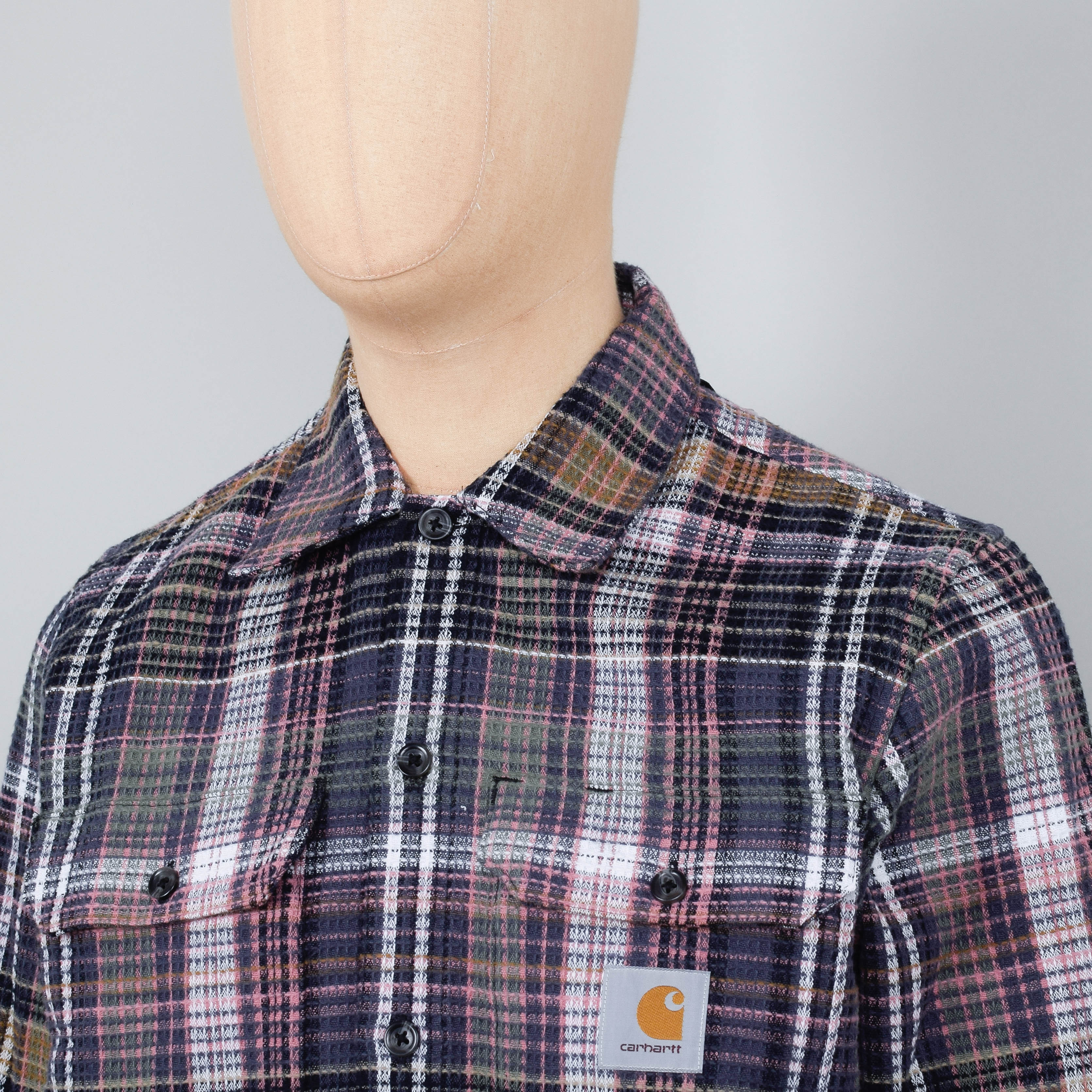 Carhartt WIP L/S Valmon Shirt - Hamilton Brown - Image 2