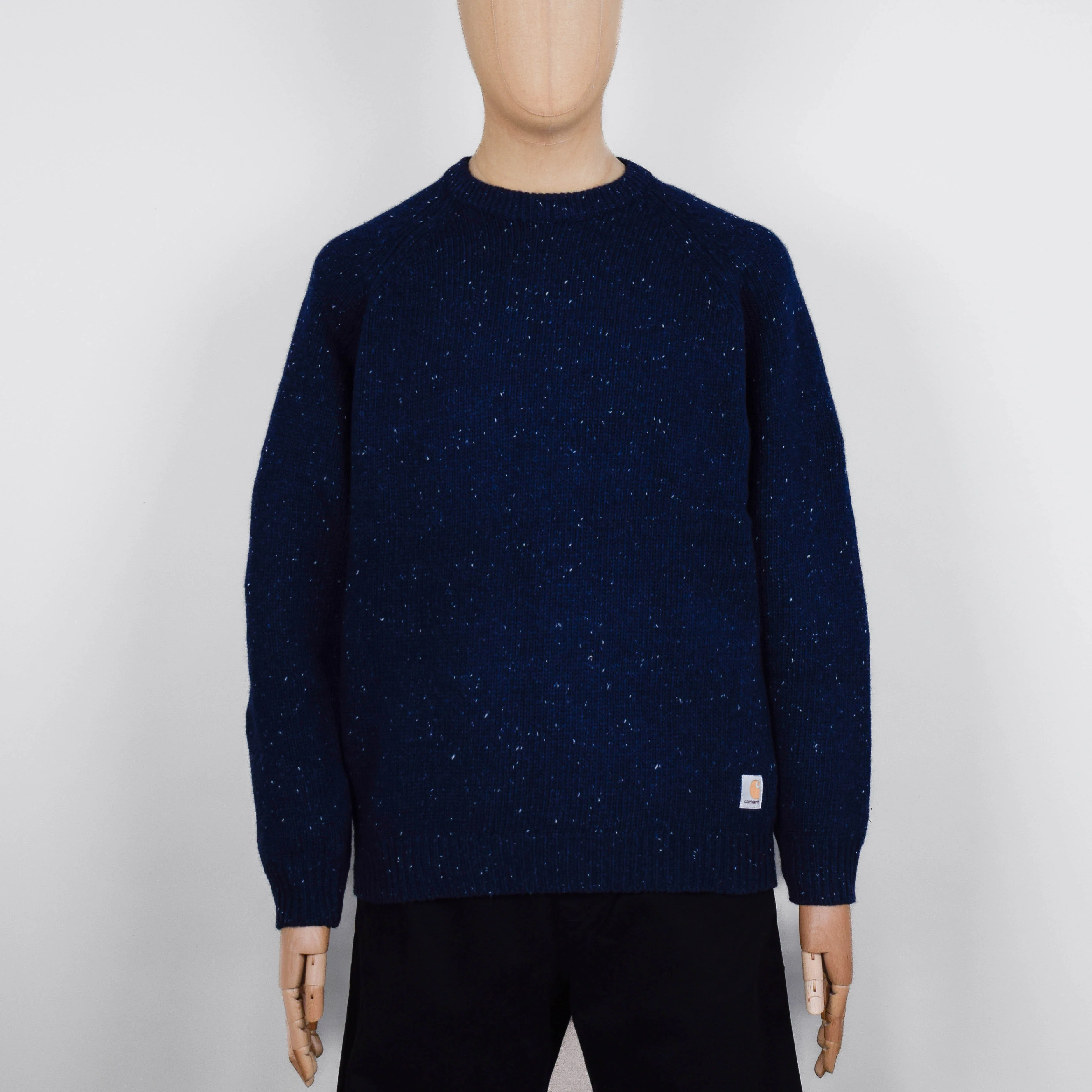Carhartt WIP L/S Vista Waffle T-Shirt - Black - Image 3