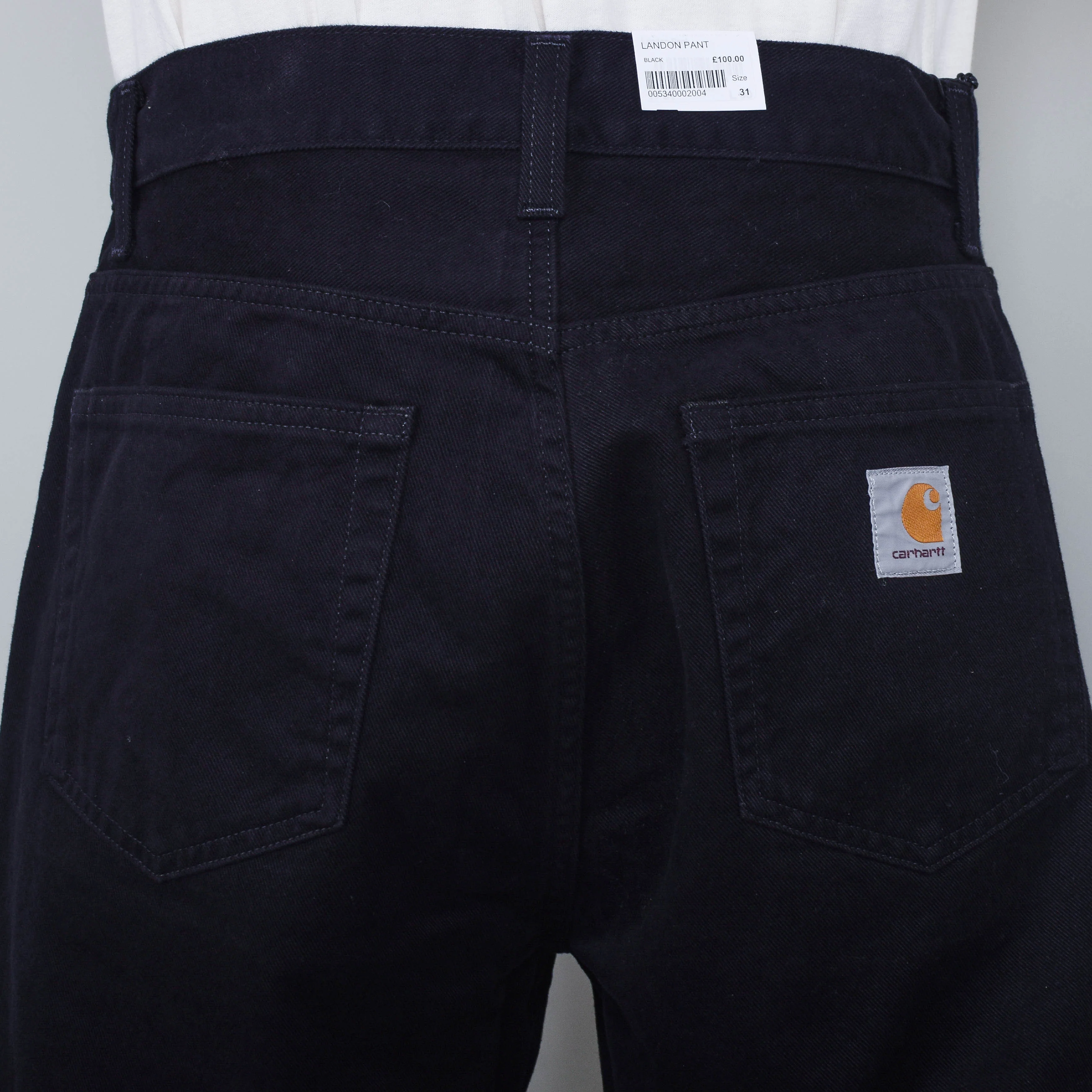 Carhartt WIP Landon Pant - Black Rinsed - Image 3