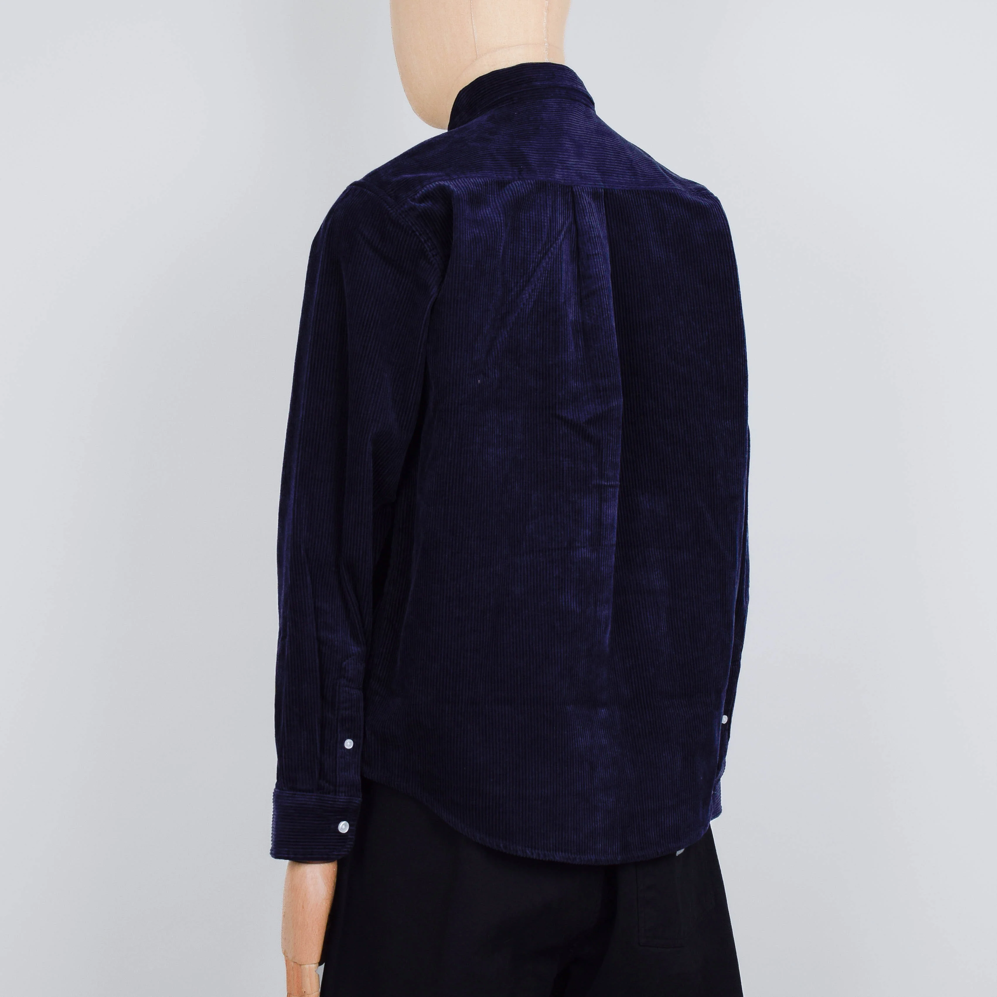 Carhartt WIP Madison Cord Shirt - Dark Navy - Image 3