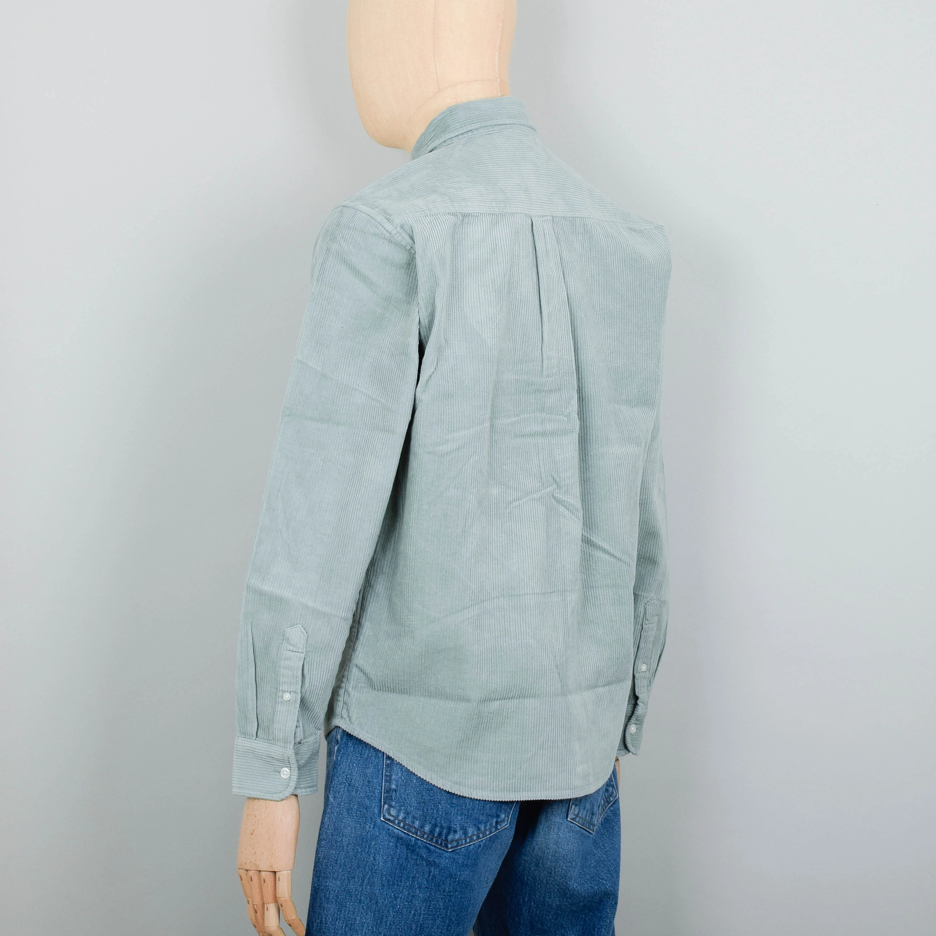 Carhartt WIP Madison Cord Shirt - Misty Sage/Black - Image 3