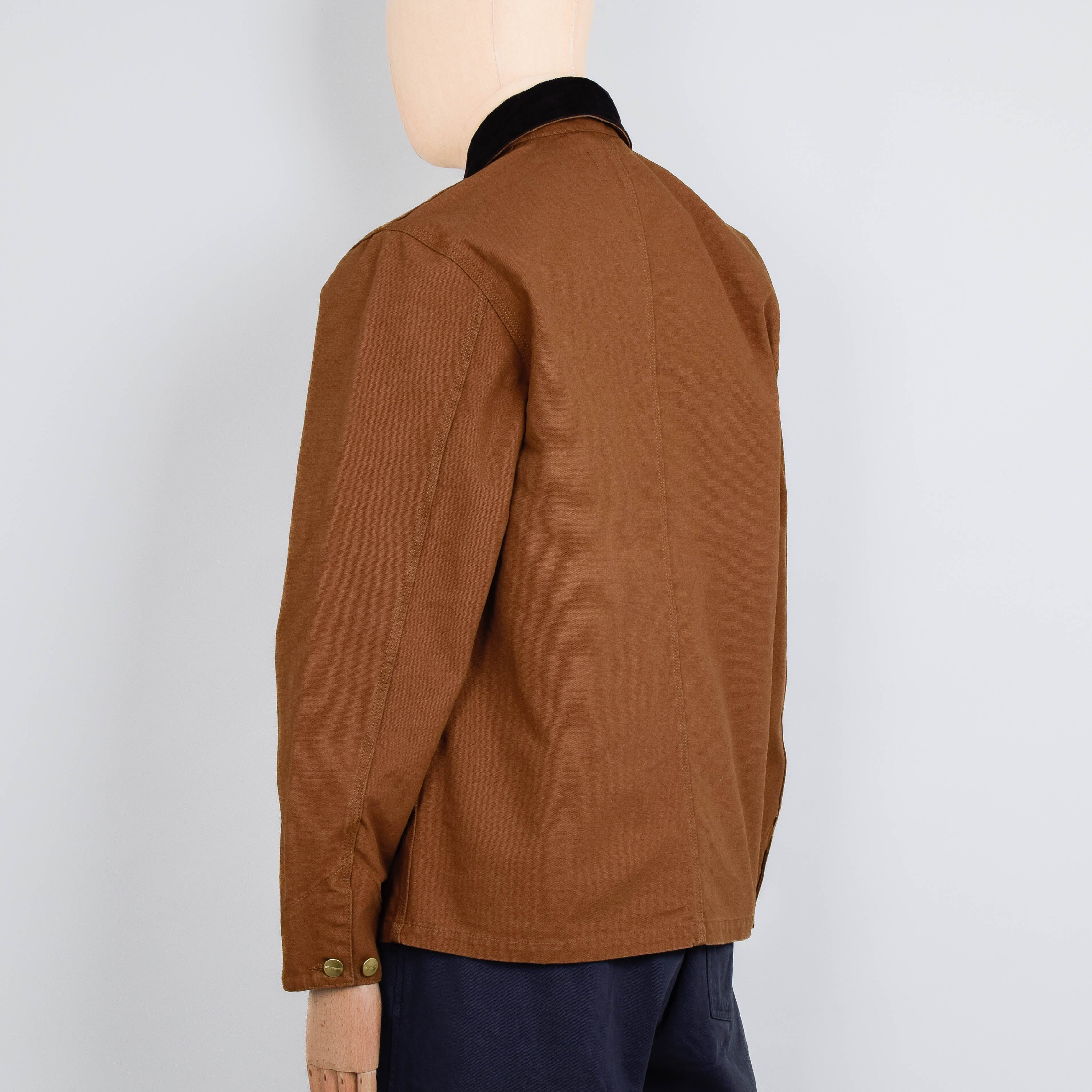 Carhartt WIP Michigan Coat - Hamilton Brown/ Tobacco Rinsed - Image 3