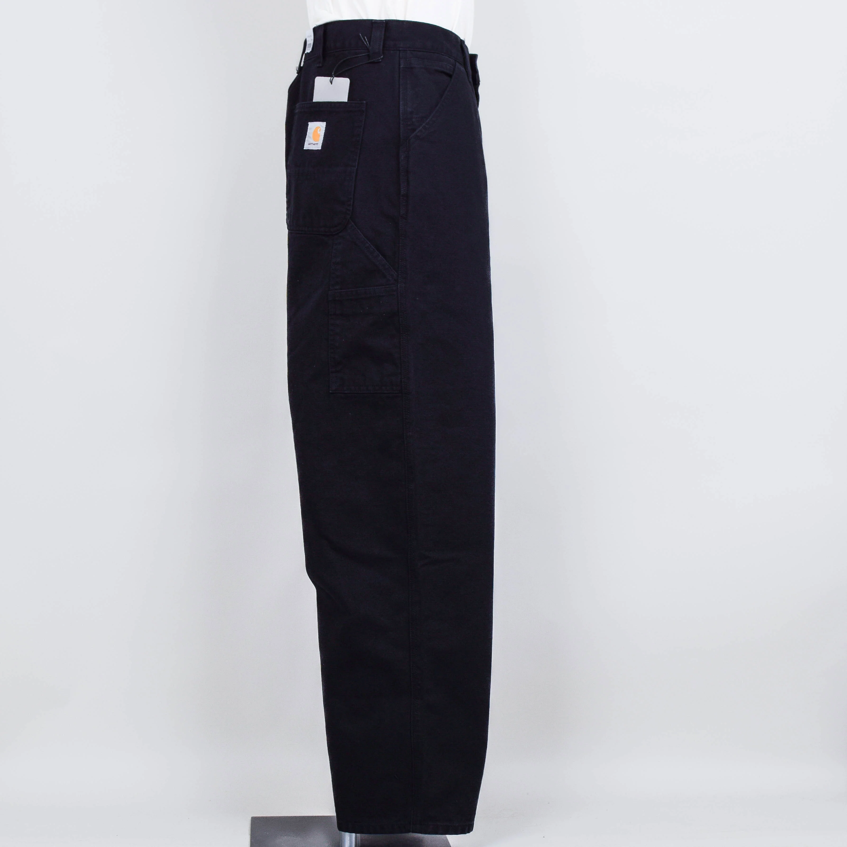 Carhartt WIP OG Single Knee Pant - Black Stone Washed - Image 2