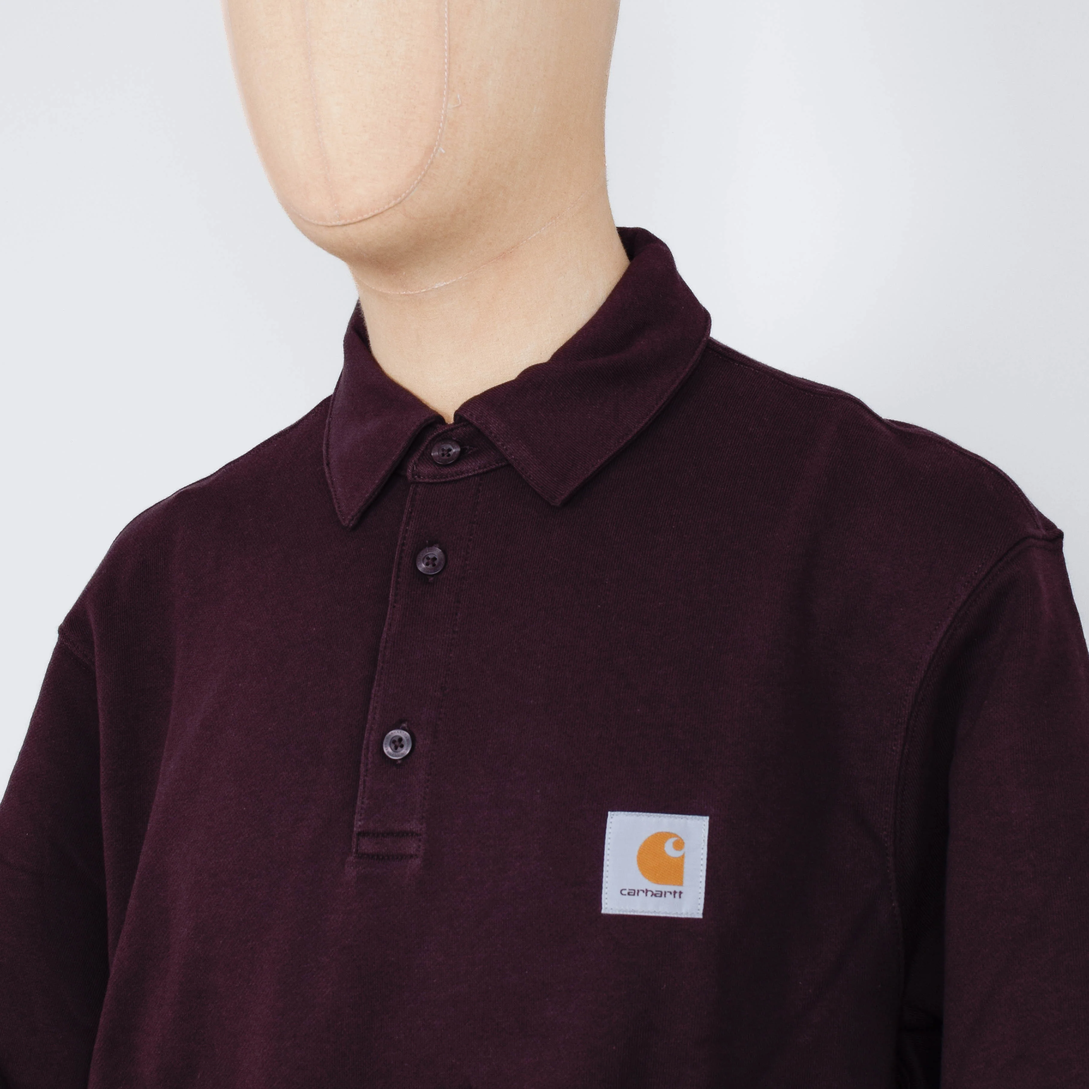 Carhartt WIP Polo Sweatshirt - Palisander - Image 2
