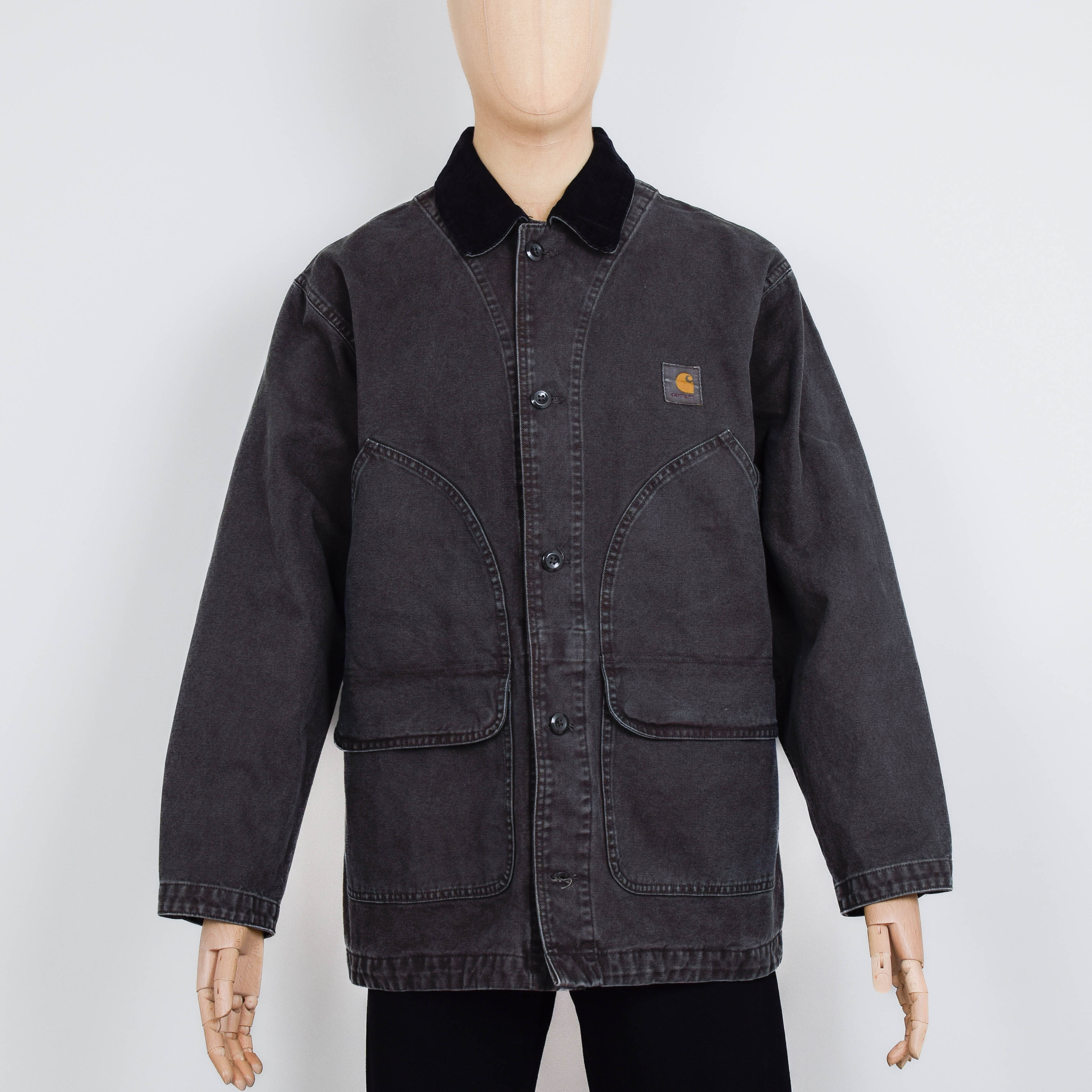Carhartt WIP Prescott coat - oxide green/ black garment dyed