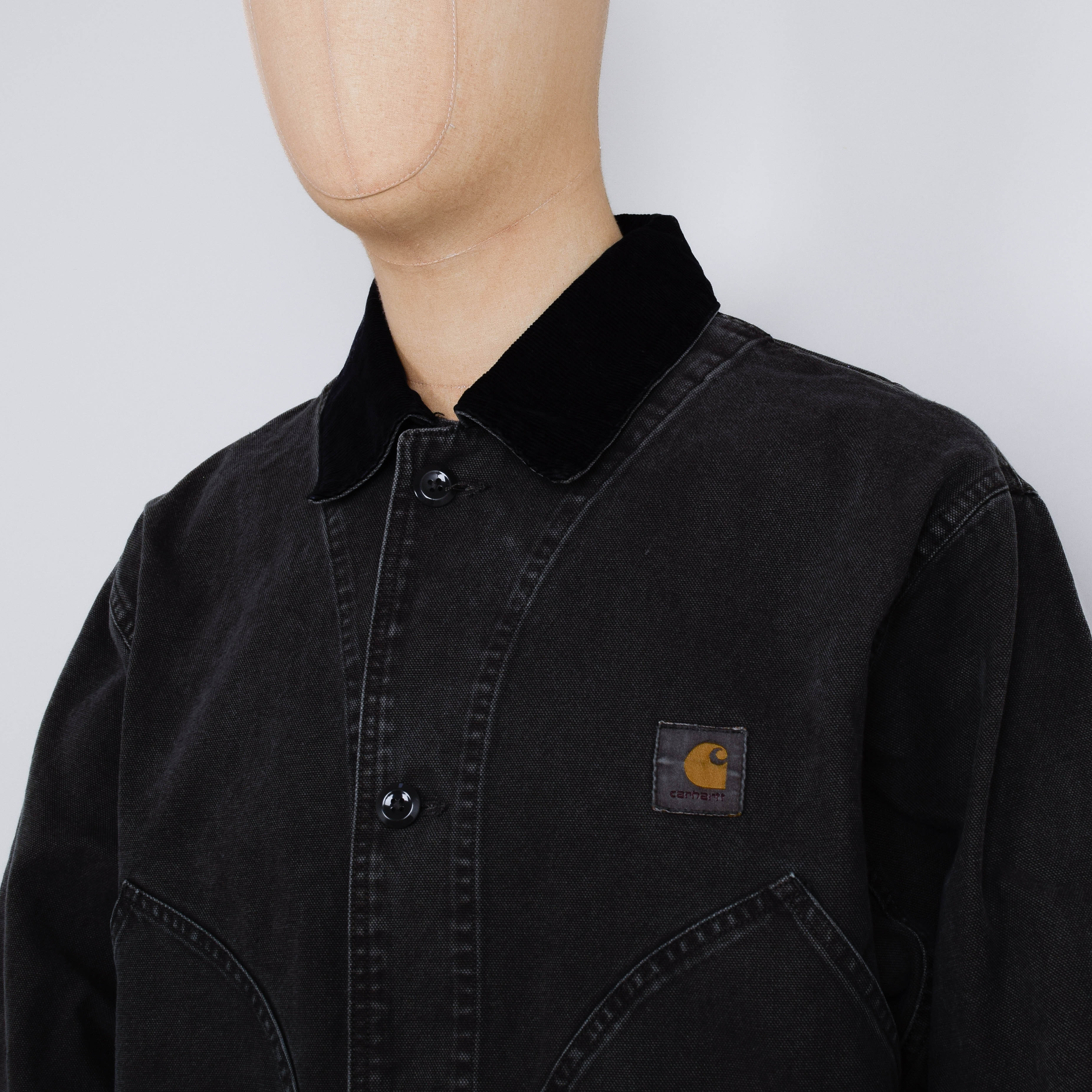 Carhartt WIP Prescott coat - oxide green/ black garment dyed - Image 2