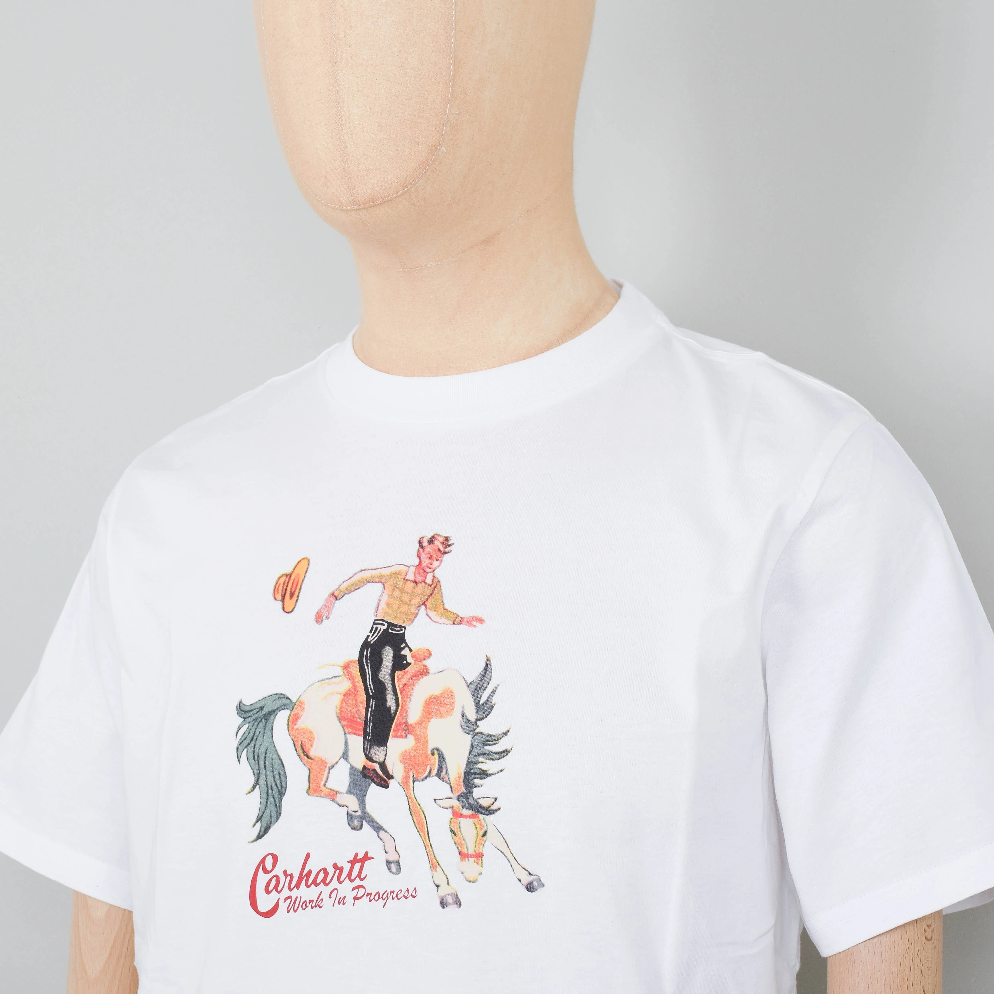Carhartt WIP S/S Black Jack T-Shirt - White - Image 2