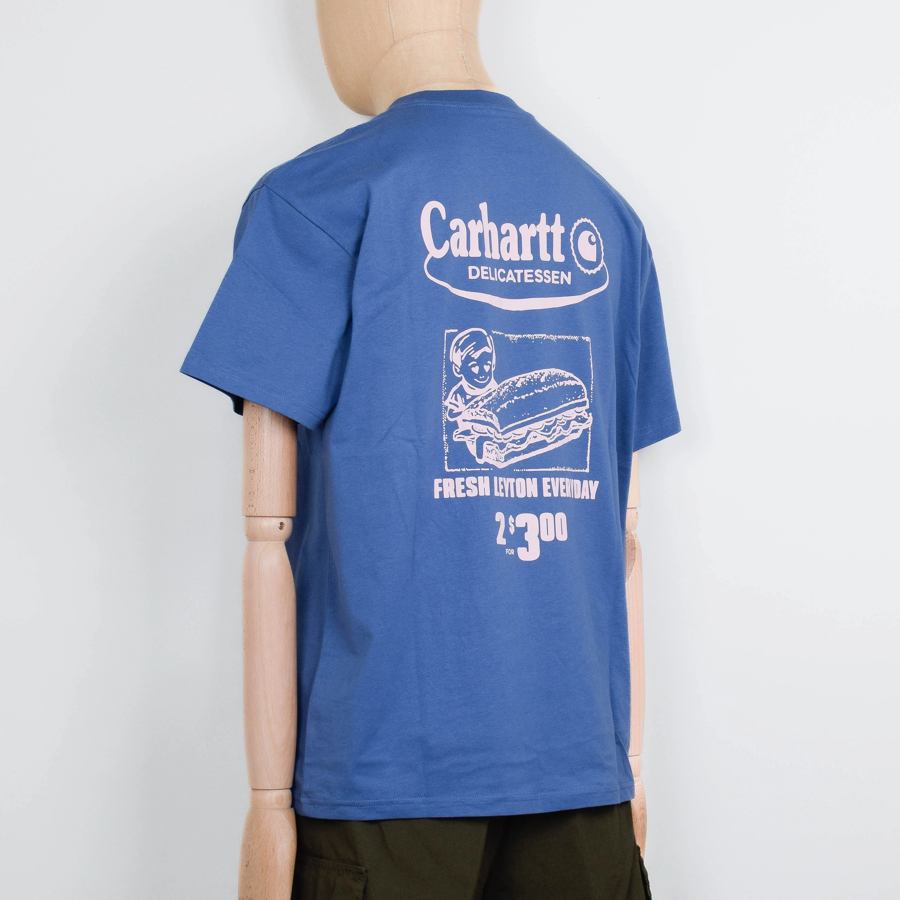 Carhartt WIP S/S Catalogue Tee - Blue - Image 2