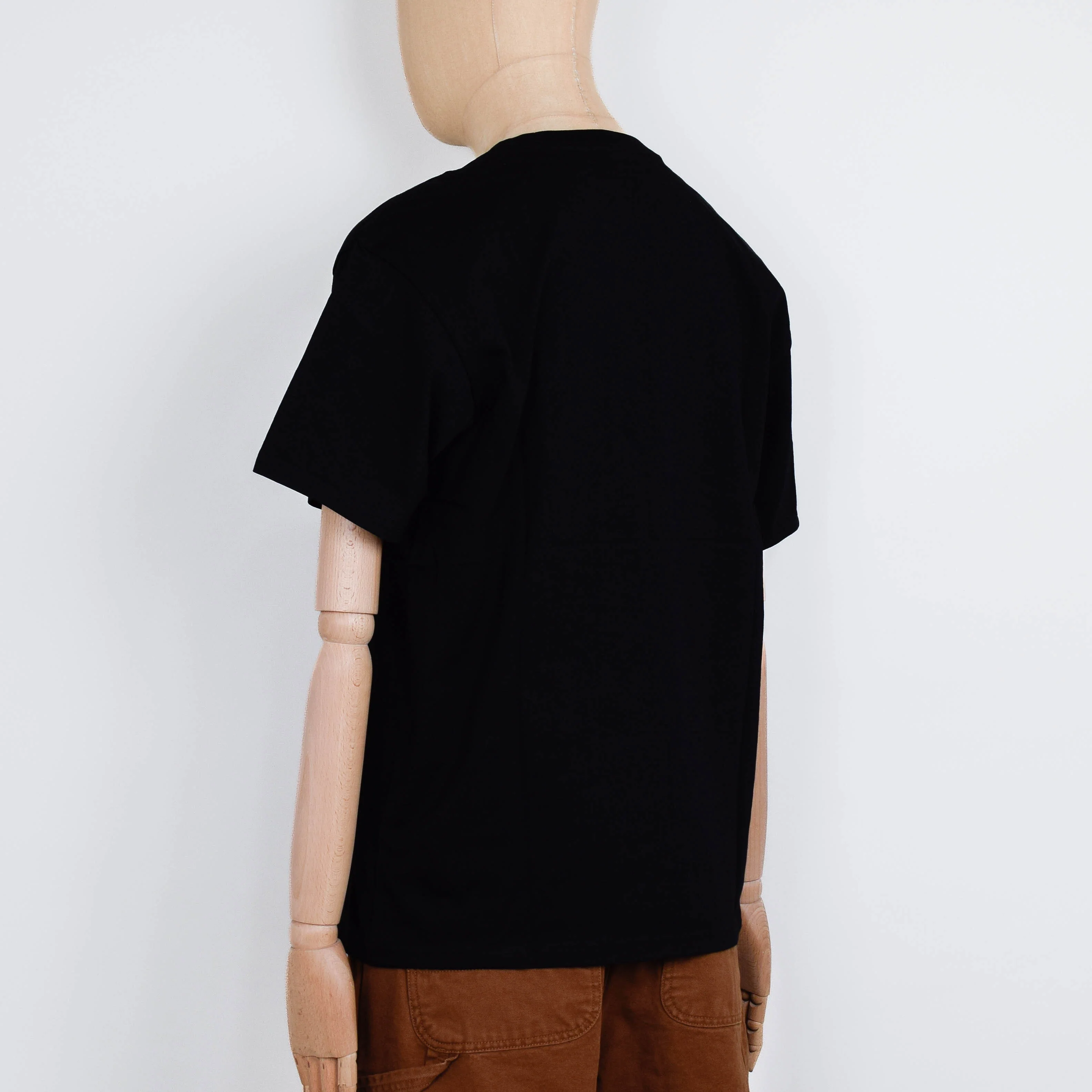 Carhartt WIP S/S Chase T-Shirt - Black/Gold - Image 3
