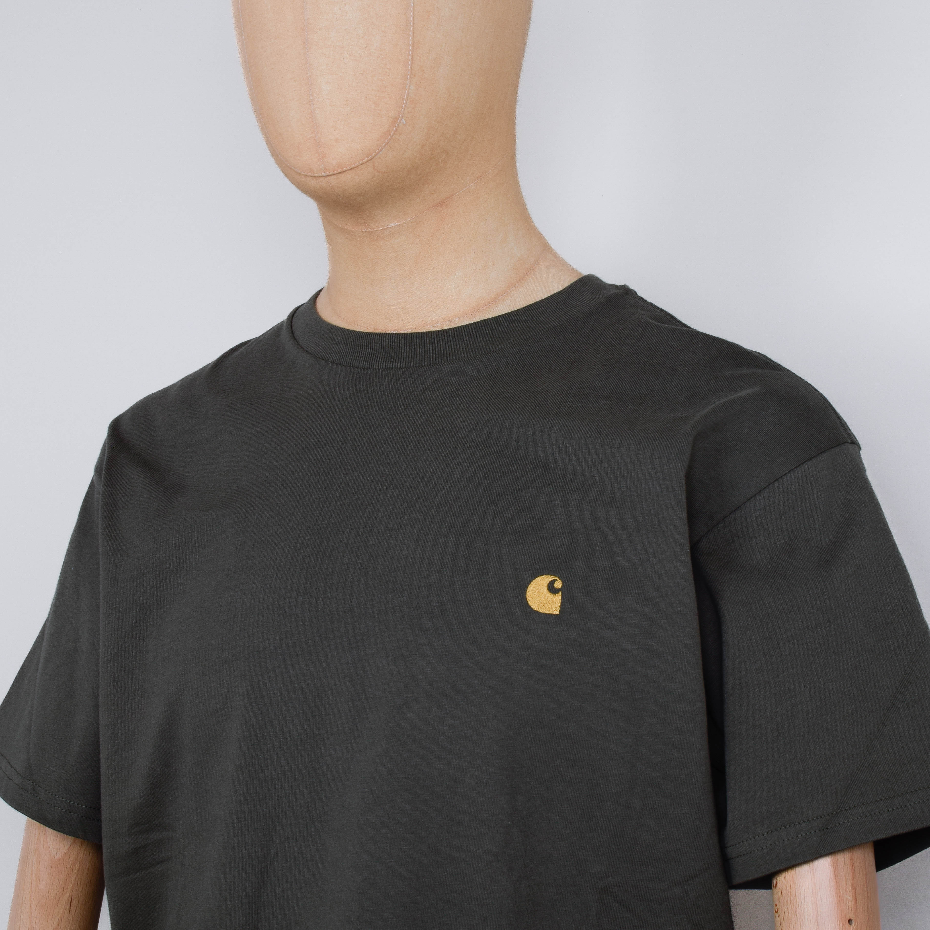 Carhartt WIP S/S Chase T-Shirt - Leaf/ Gold - Image 2