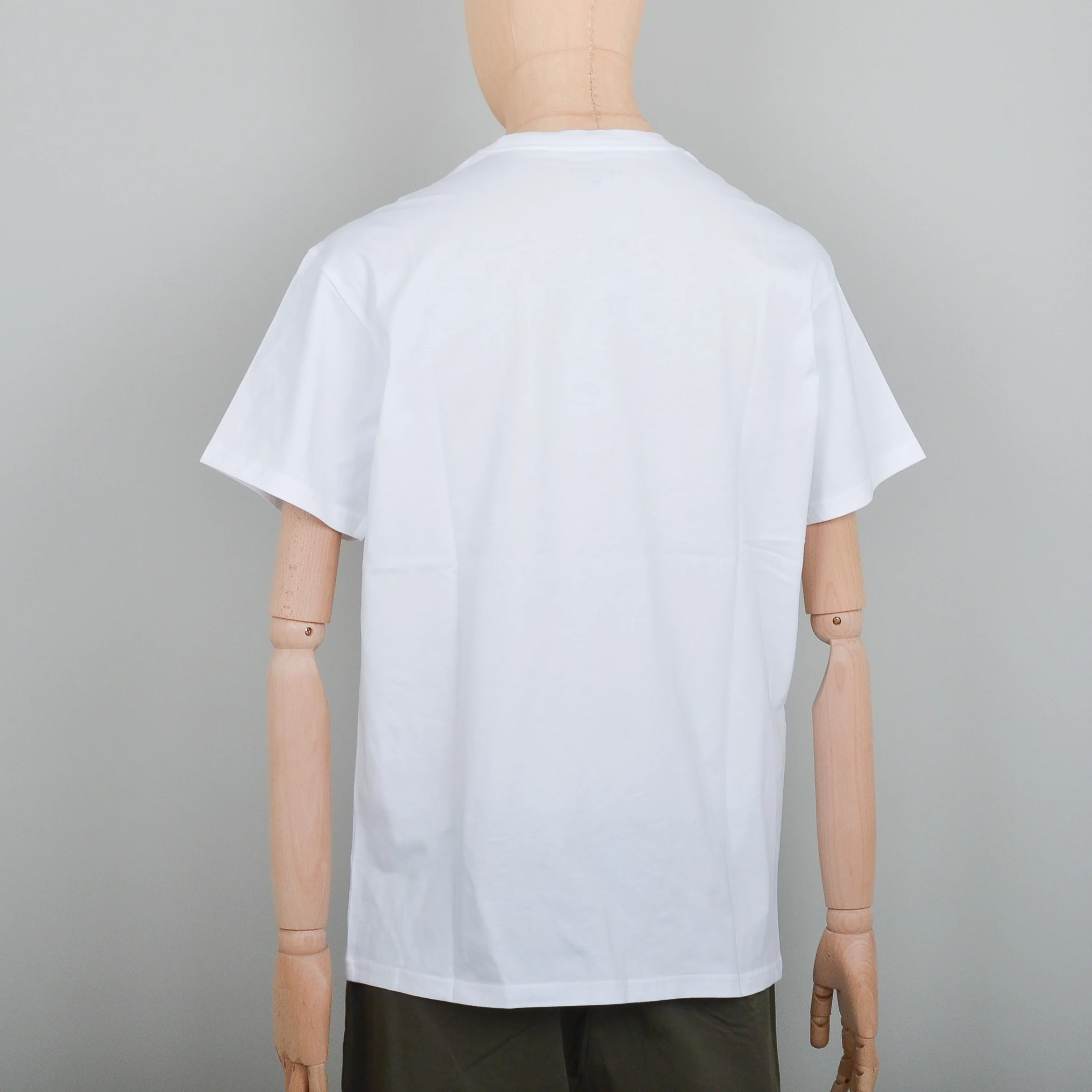 Carhartt WIP S/S Chase T-Shirt - White / Gold - Image 3