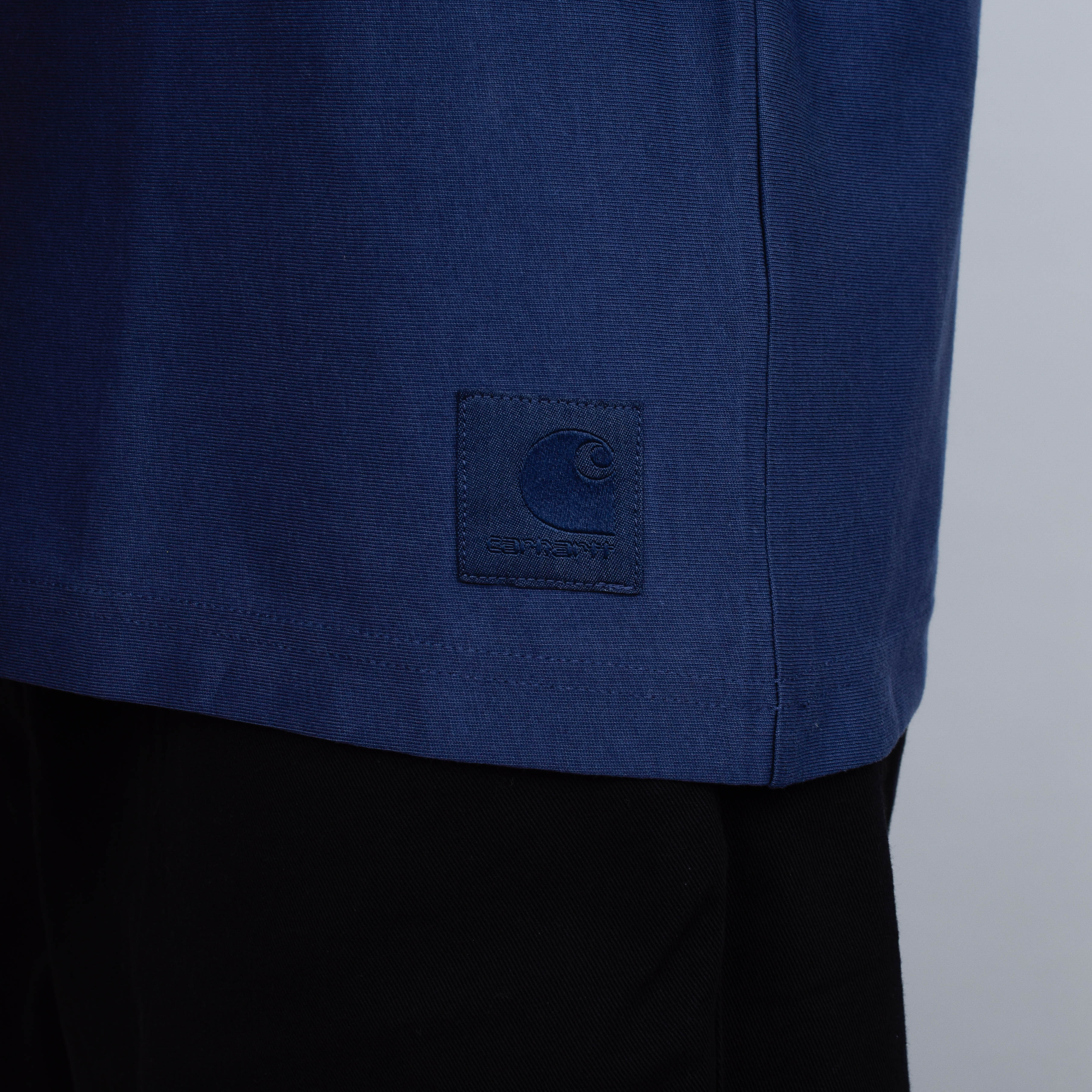Carhartt WIP S/S Dawson T-Shirt - Blue - Image 3