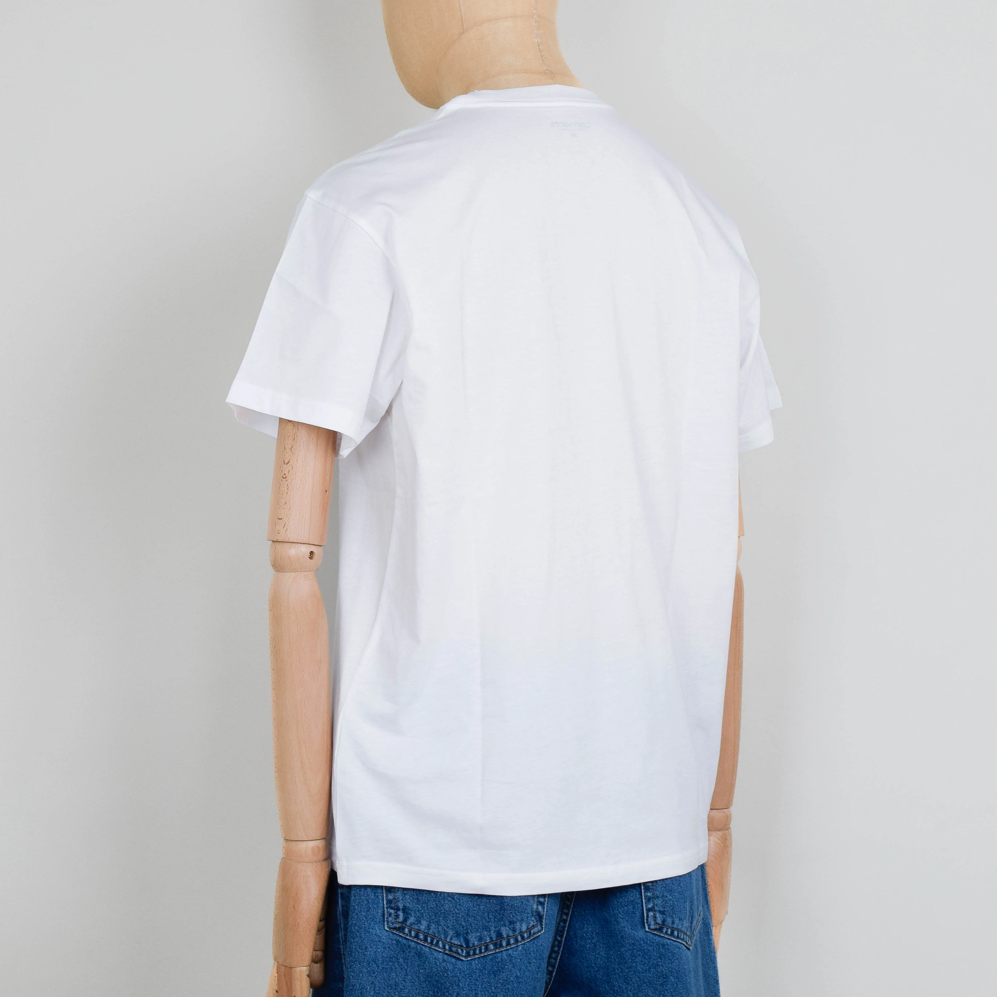 Carhartt WIP S/S Ink Lab T-Shirt Single Jersey - White - Image 3