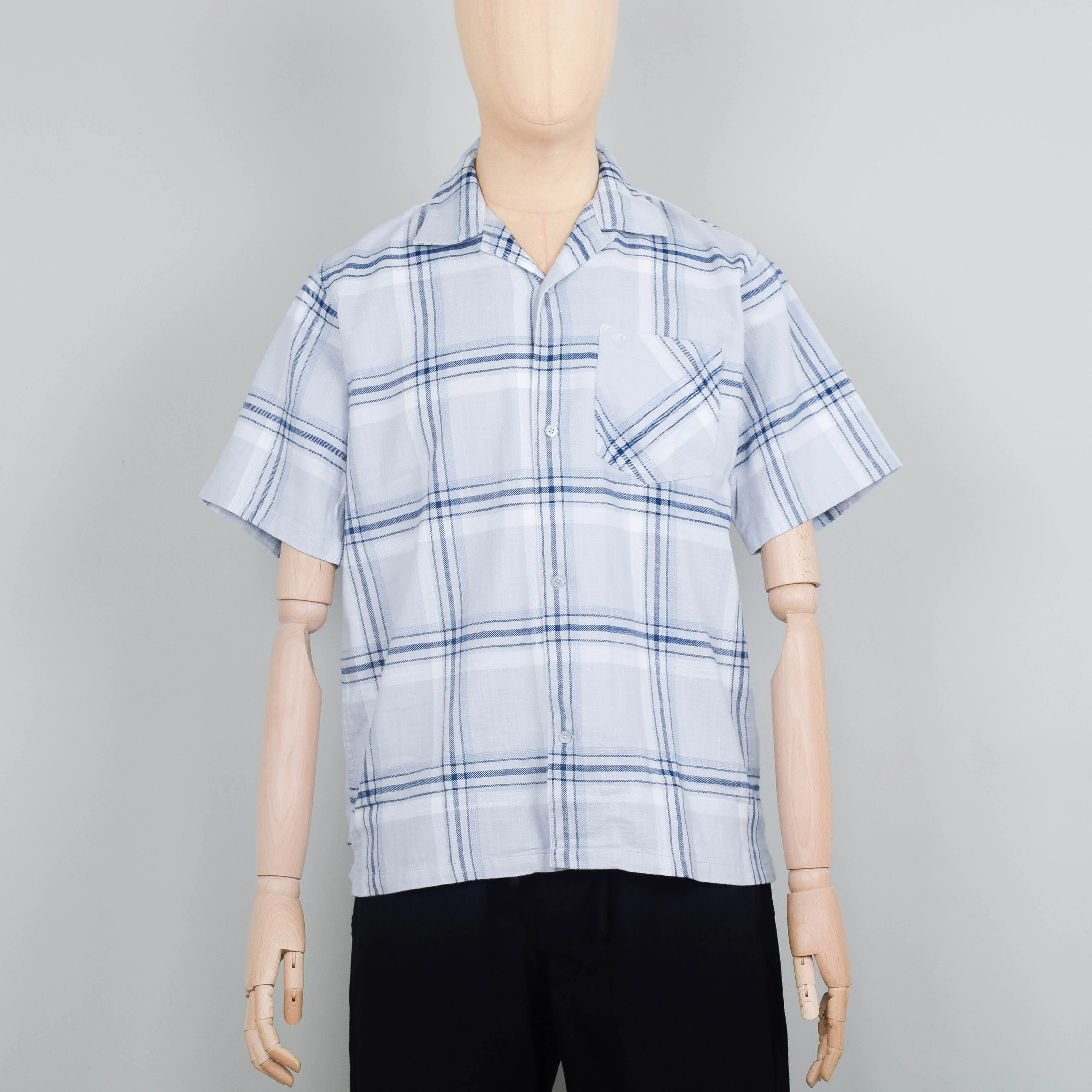Carhartt WIP S/S Mika Shirt - Sonic Silver