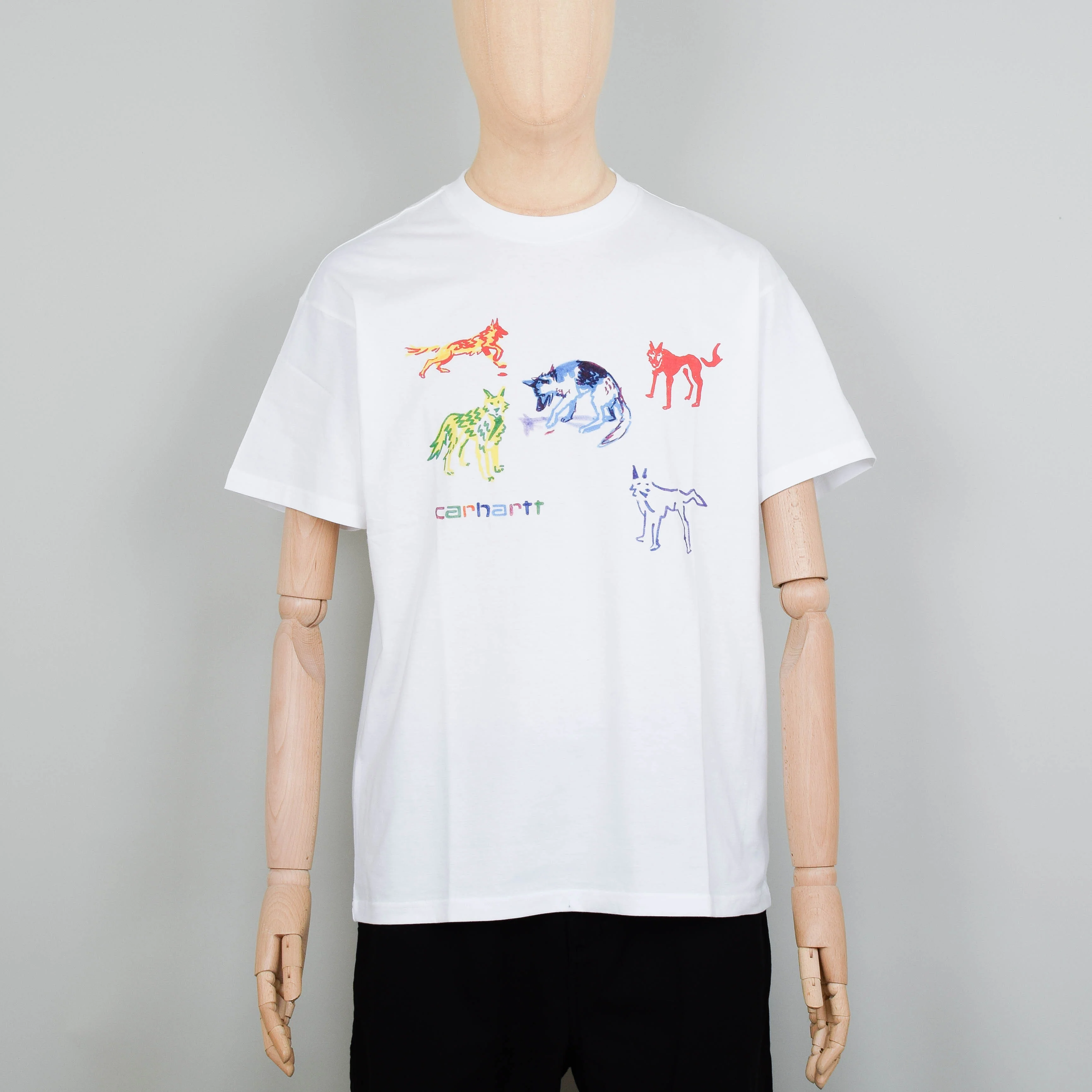 Carhartt WIP S/S Ollie Mac Huskies - White