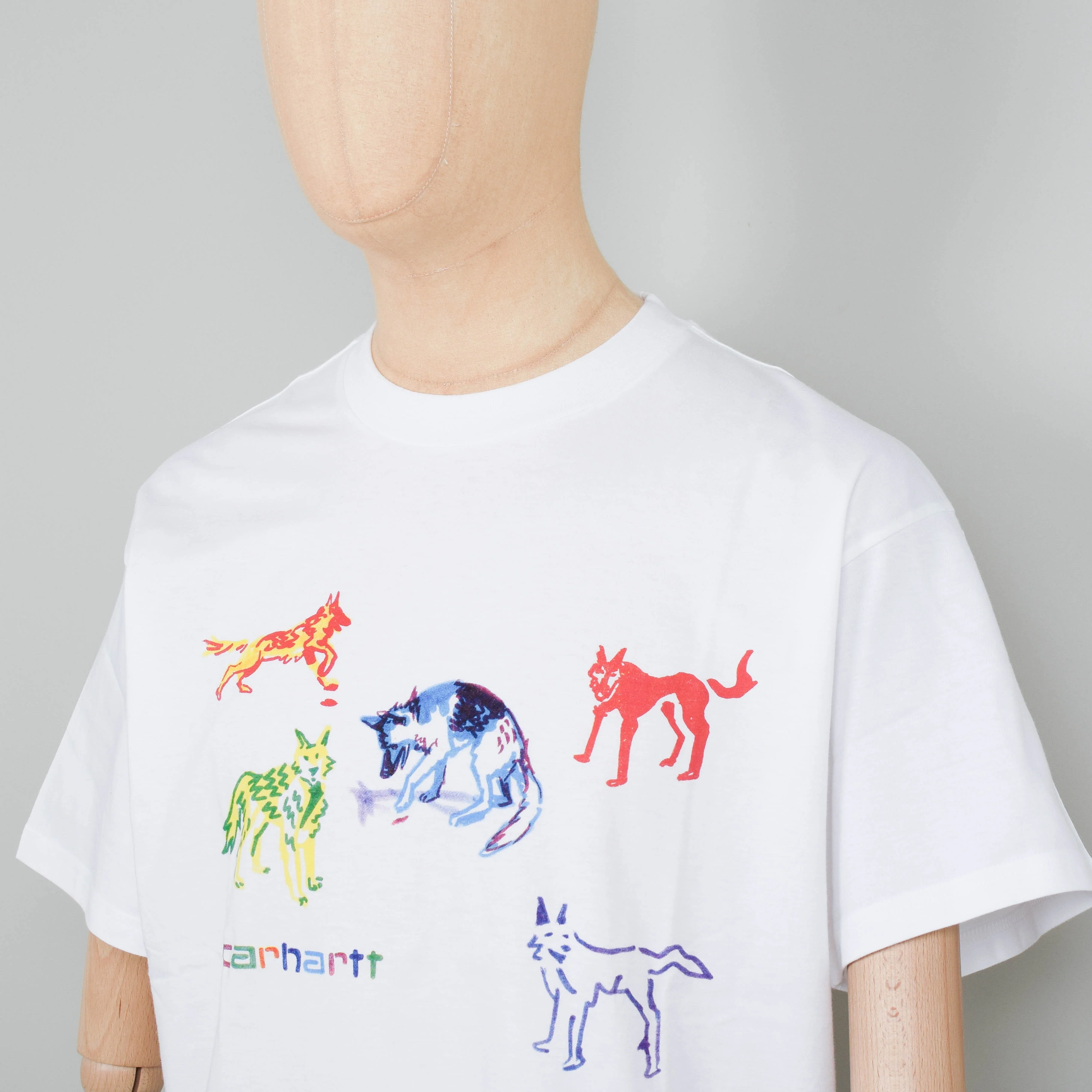 Carhartt WIP S/S Ollie Mac Huskies - White - Image 2