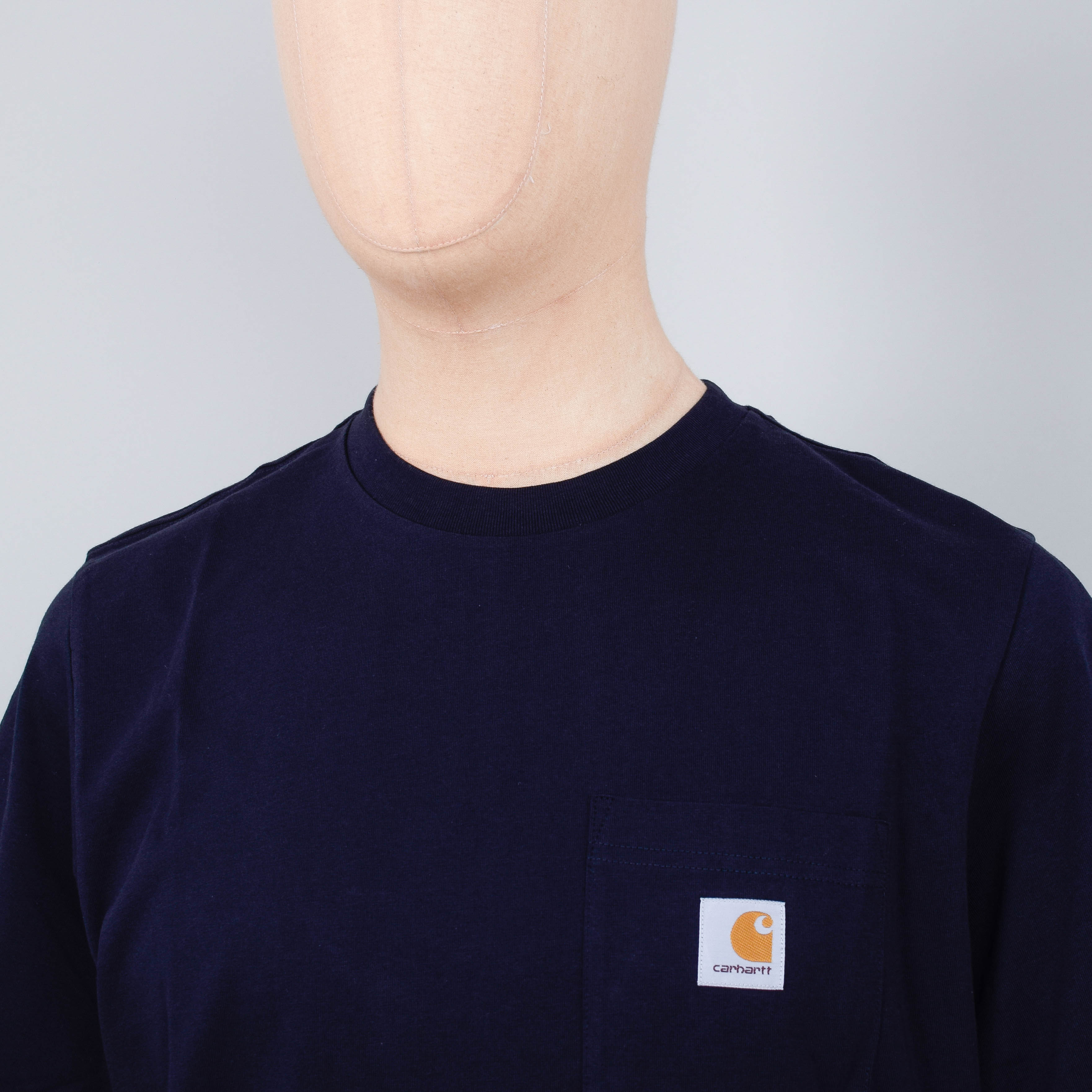Carhartt WIP S/S Pocket T-Shirt - Dark Navy - Image 2
